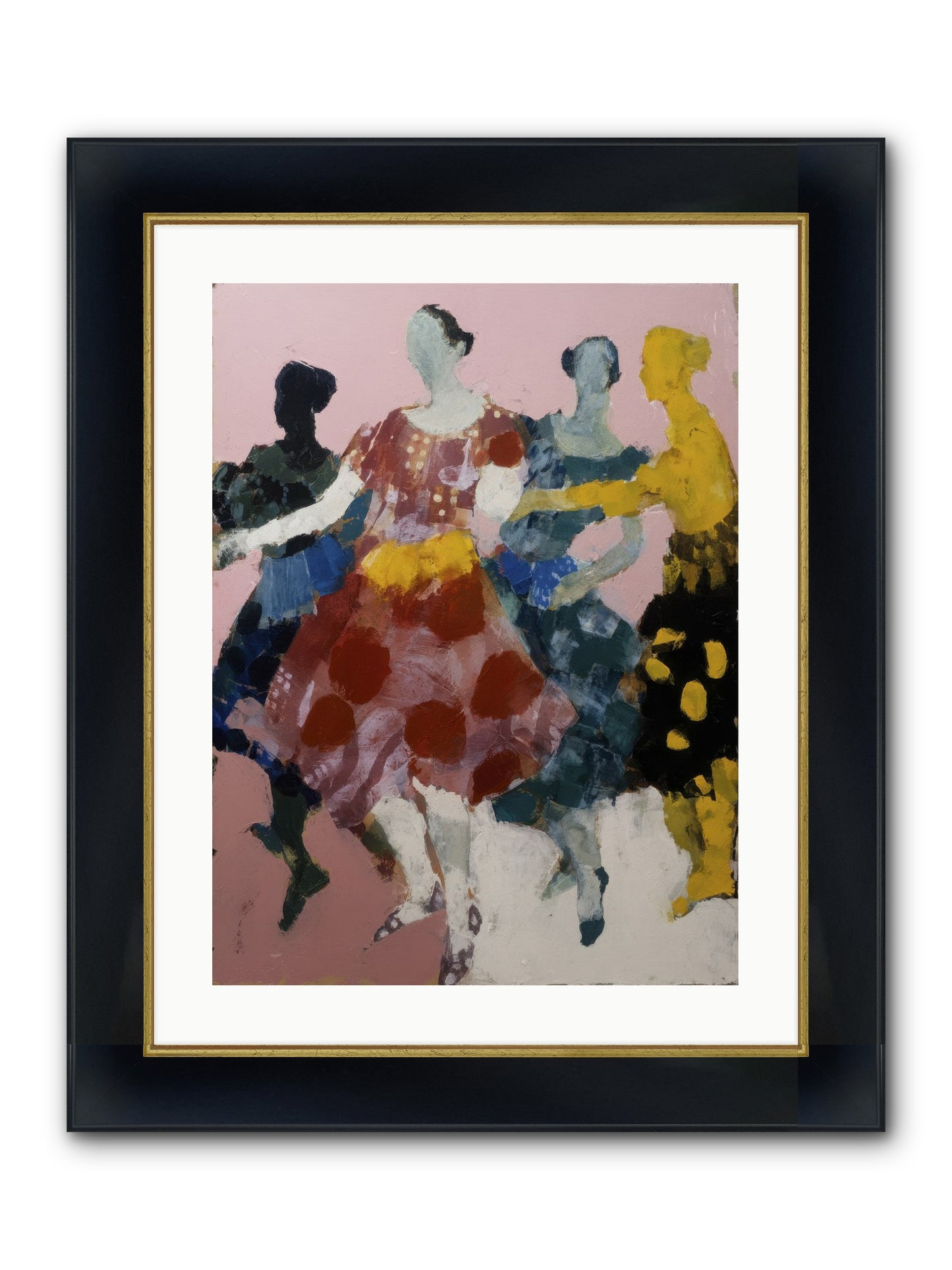 Amplified Framed Print - Wide Black w/Gold 18x24