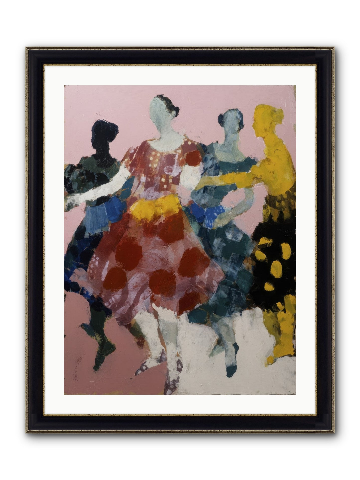 Amplified Framed Print - Black & Gold 24x32