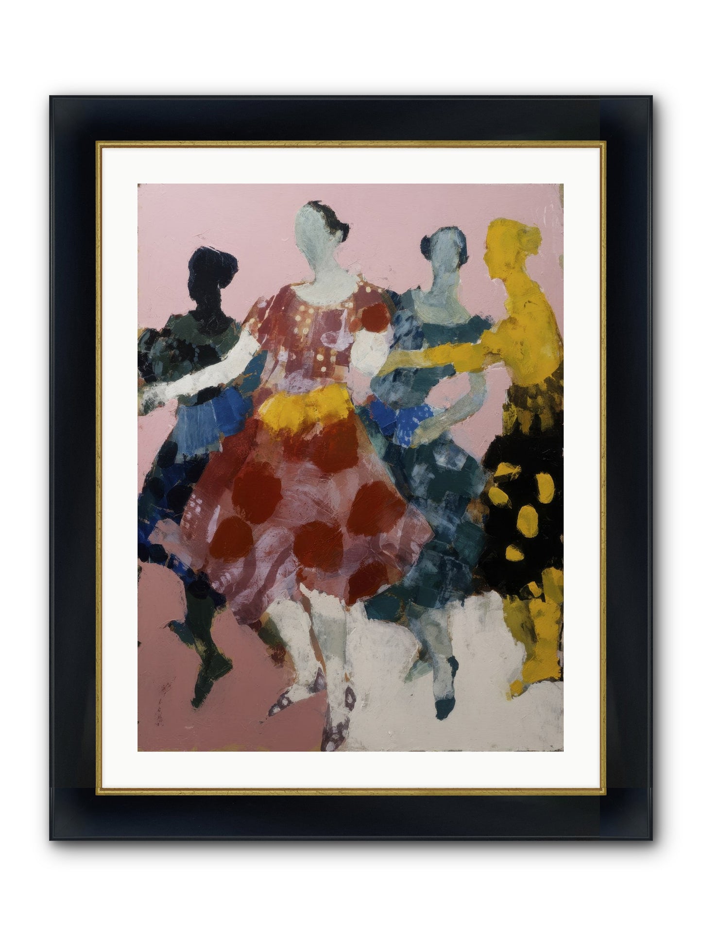 Amplified Framed Print - Wide Black w/Gold 24x32