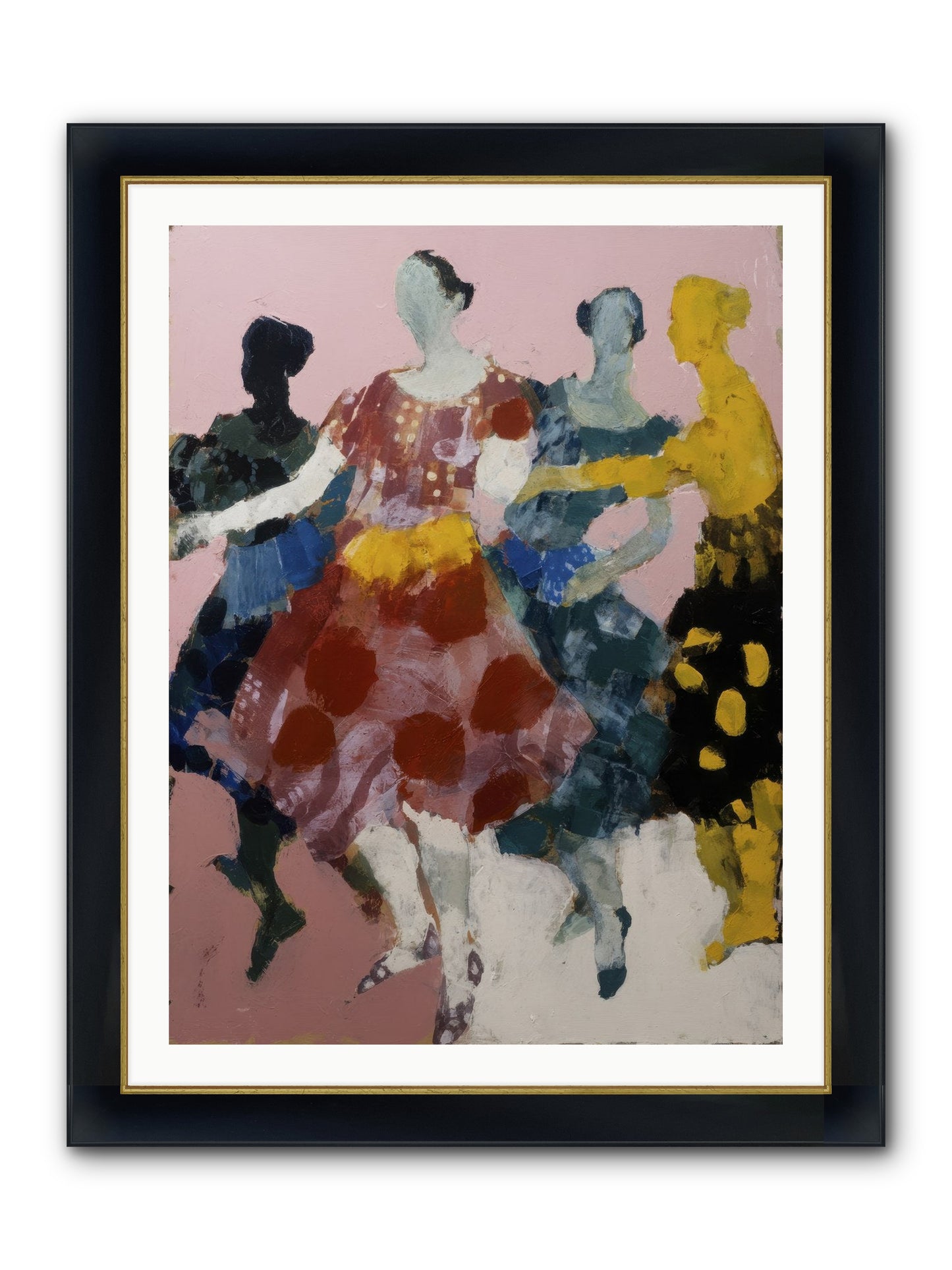 Amplified Framed Print - Wide Black w/Gold 30x40