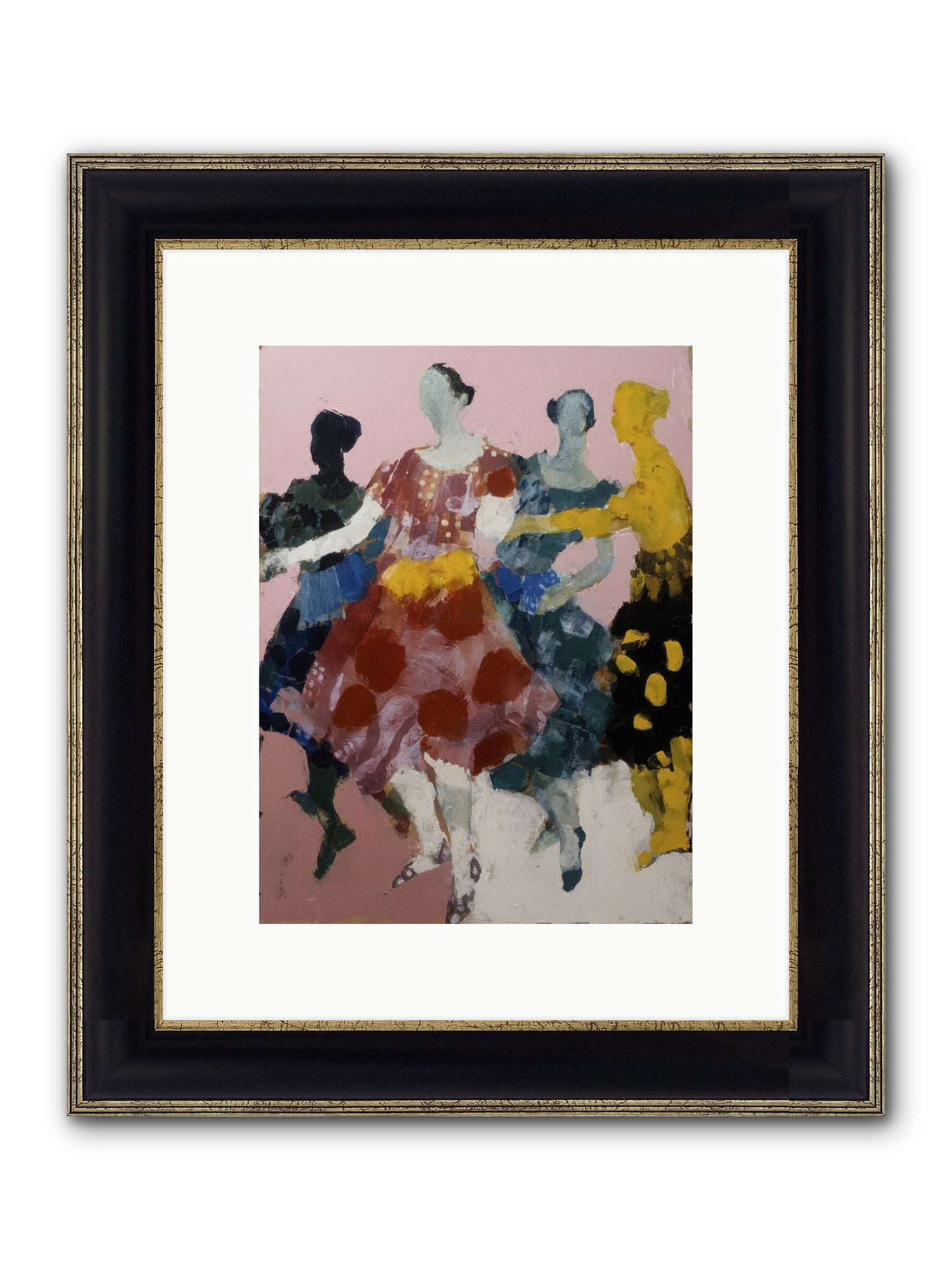 Amplified Framed Print - Black & Gold 9x12