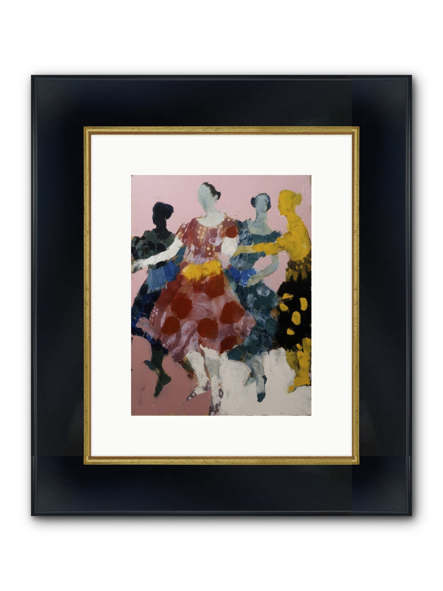 Amplified Framed Print - Wide Black w/Gold 9x12