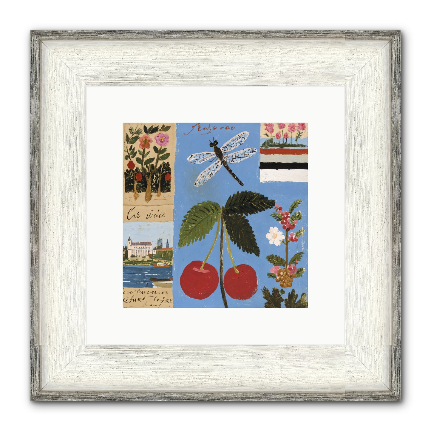 An Avid Seeker Framed Print - Driftwood White 10x10