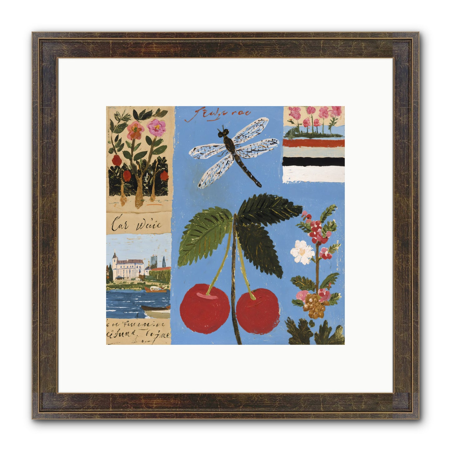 An Avid Seeker Framed Print - Slimwoods Black/Gold 10x10