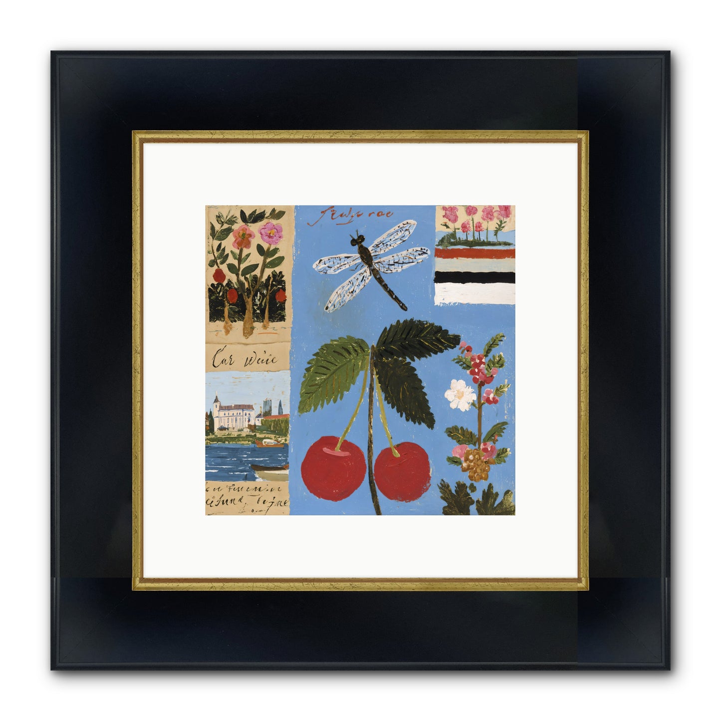An Avid Seeker Framed Print - Wide Black w/Gold 10x10