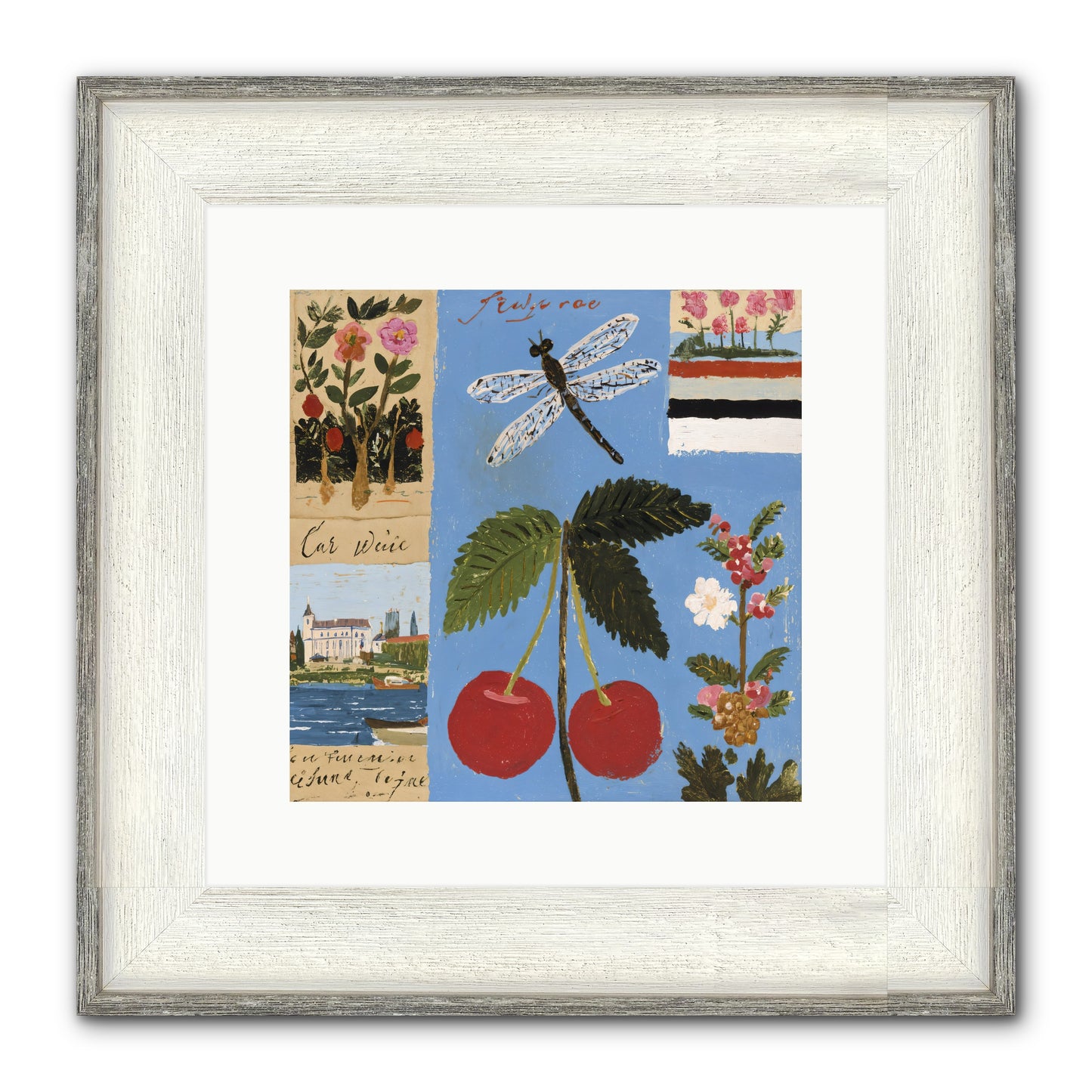 An Avid Seeker Framed Print - Driftwood White 12x12