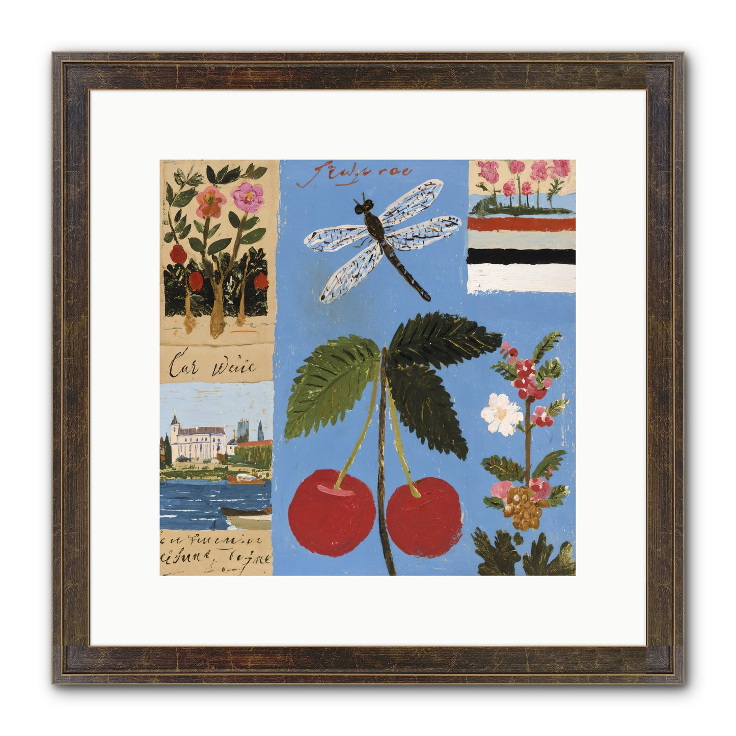 An Avid Seeker Framed Print - Slimwoods Black/Gold 12x12
