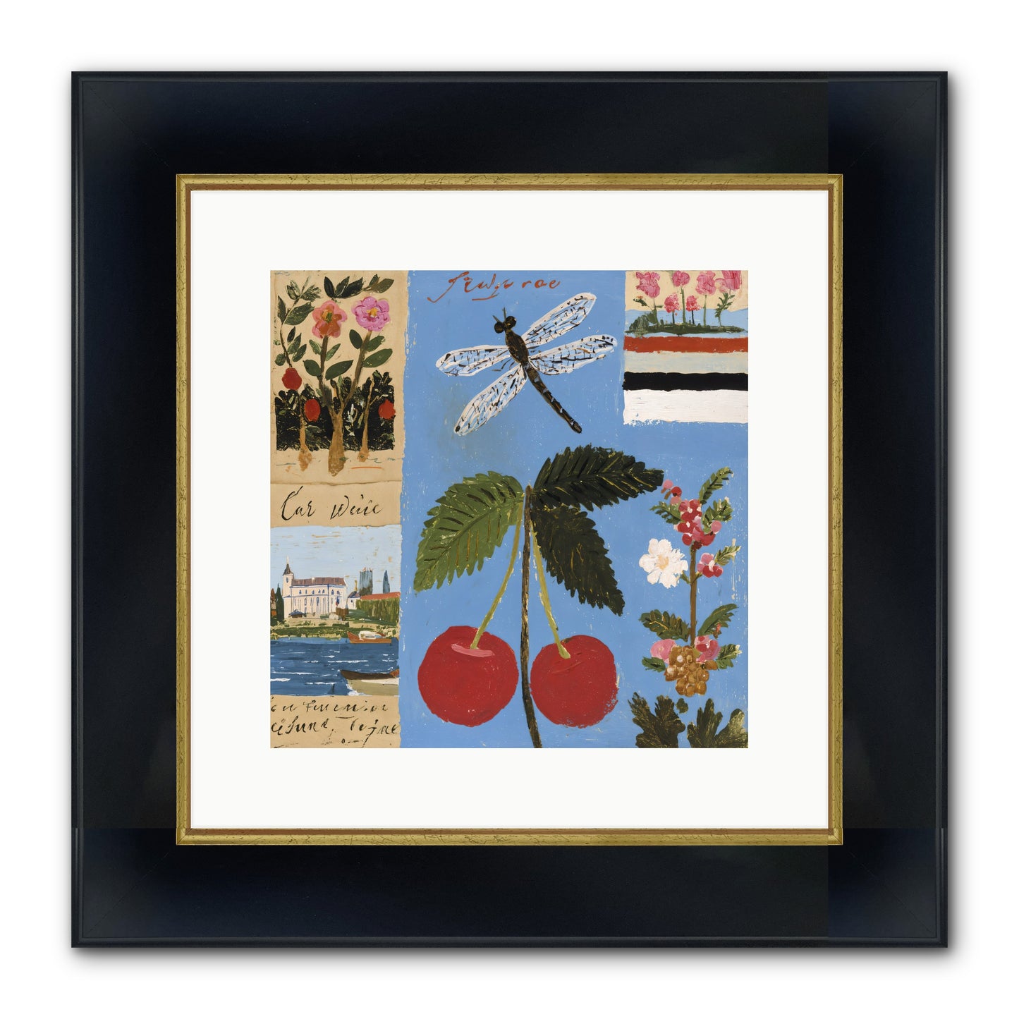 An Avid Seeker Framed Print - Wide Black w/Gold 12x12