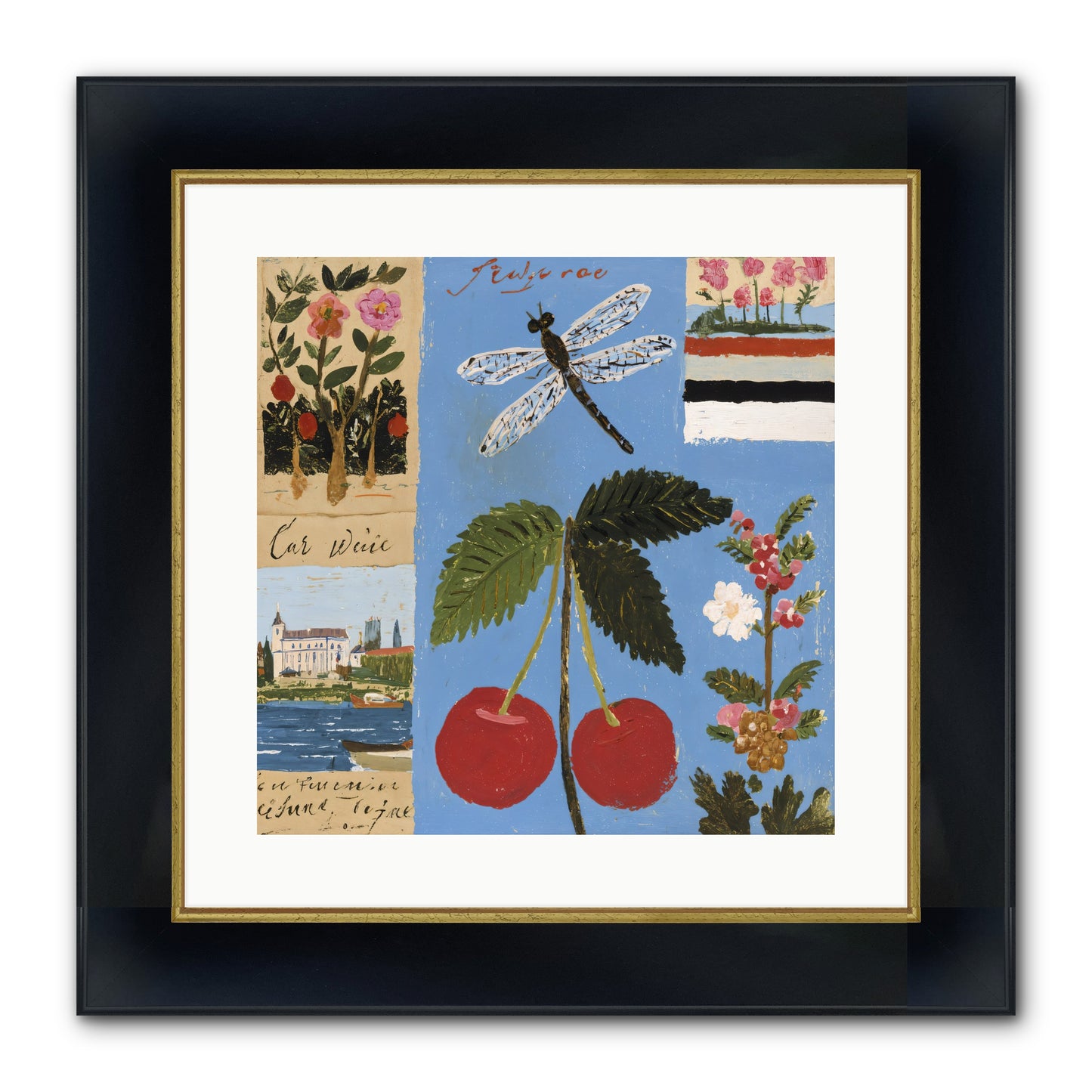 An Avid Seeker Framed Print - Wide Black w/Gold 16x16