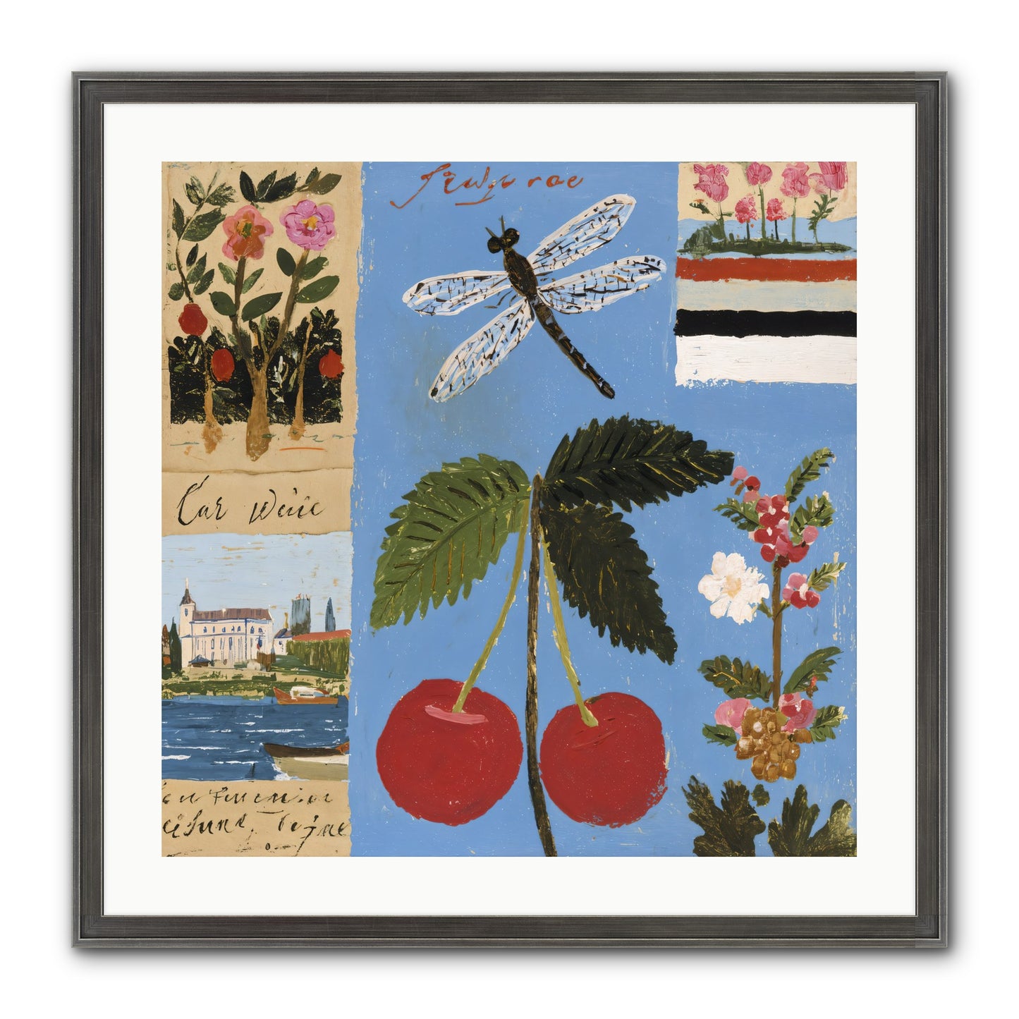 An Avid Seeker Framed Print - Slimwoods Black/Silver 24x24