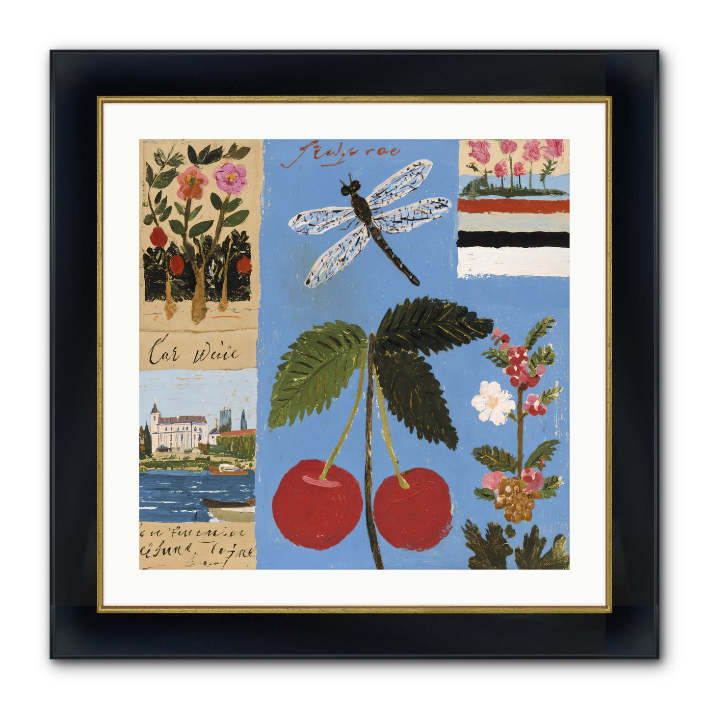An Avid Seeker Framed Print - Wide Black w/Gold 24x24
