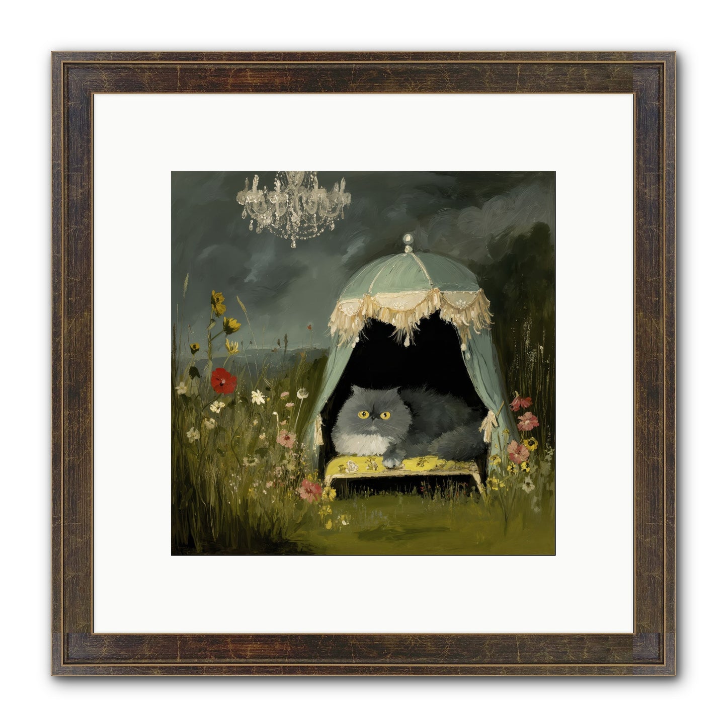 An Unscheduled Adventure Framed Print - Slimwoods Black/Gold 10x10
