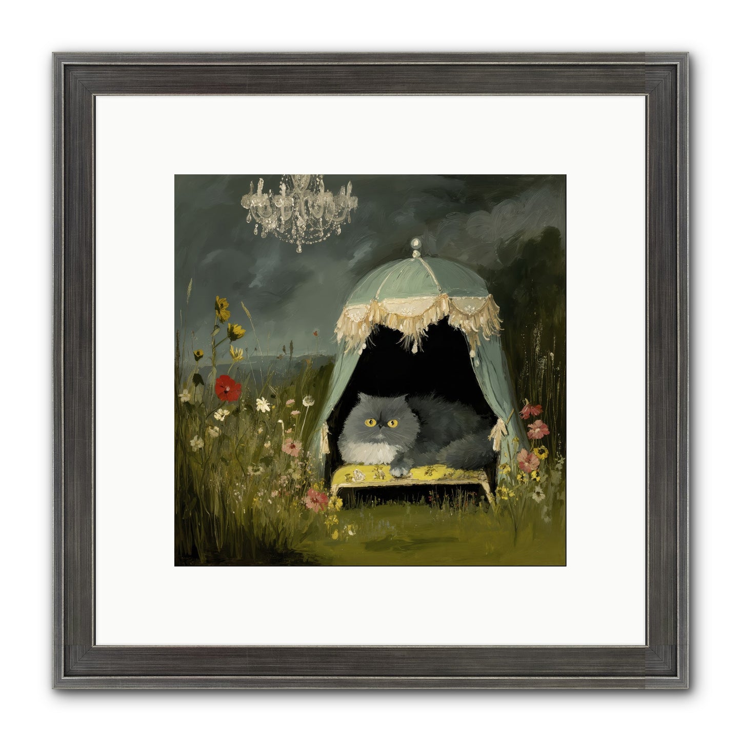 An Unscheduled Adventure Framed Print - Slimwoods Black/Silver 10x10