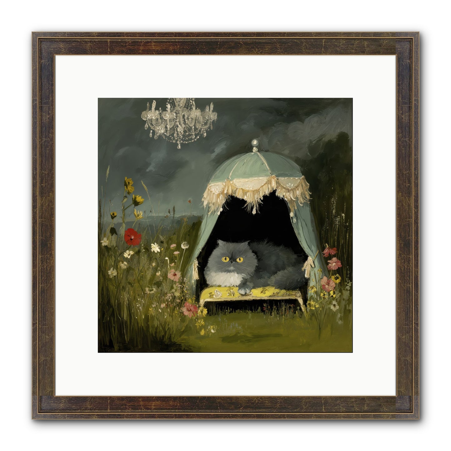 An Unscheduled Adventure Framed Print - Slimwoods Black/Gold 12x12