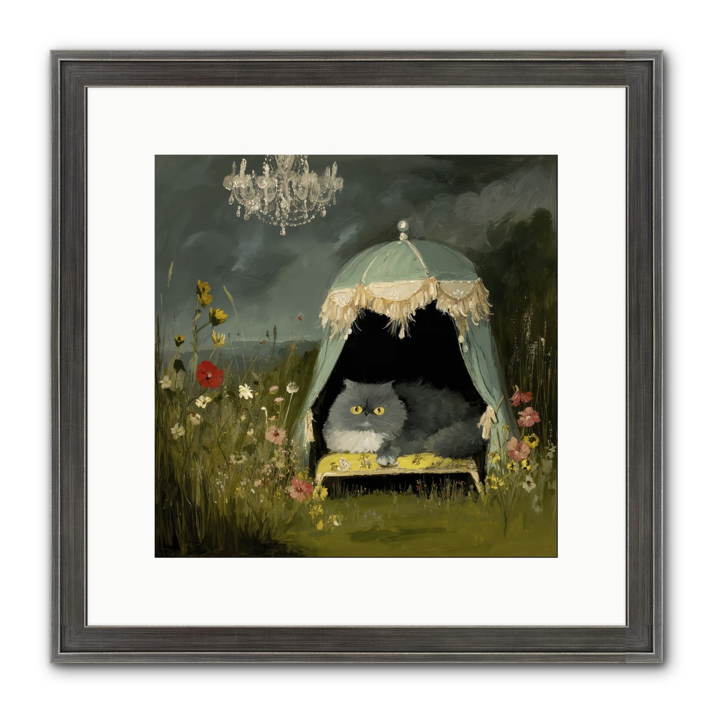 An Unscheduled Adventure Framed Print - Slimwoods Black/Silver 12x12