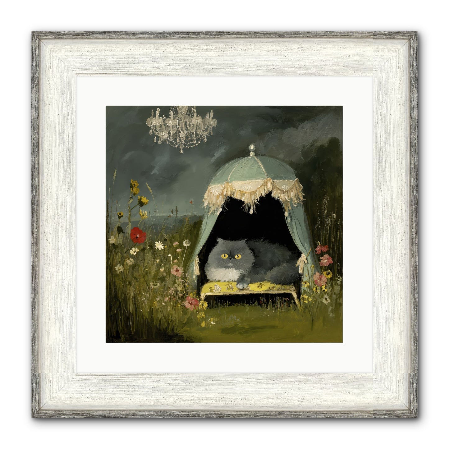 An Unscheduled Adventure Framed Print - Driftwood White 16x16