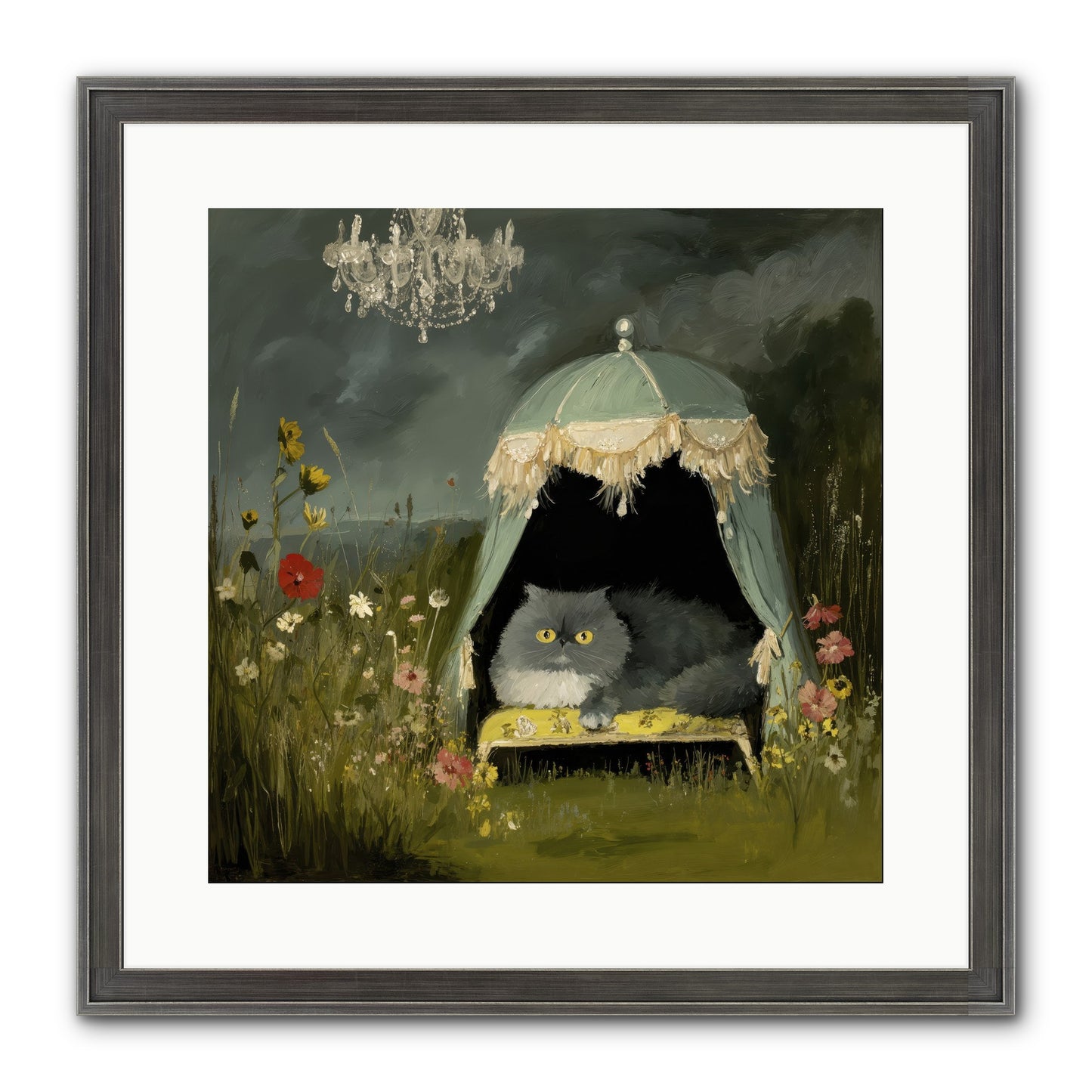 An Unscheduled Adventure Framed Print - Slimwoods Black/Silver 16x16