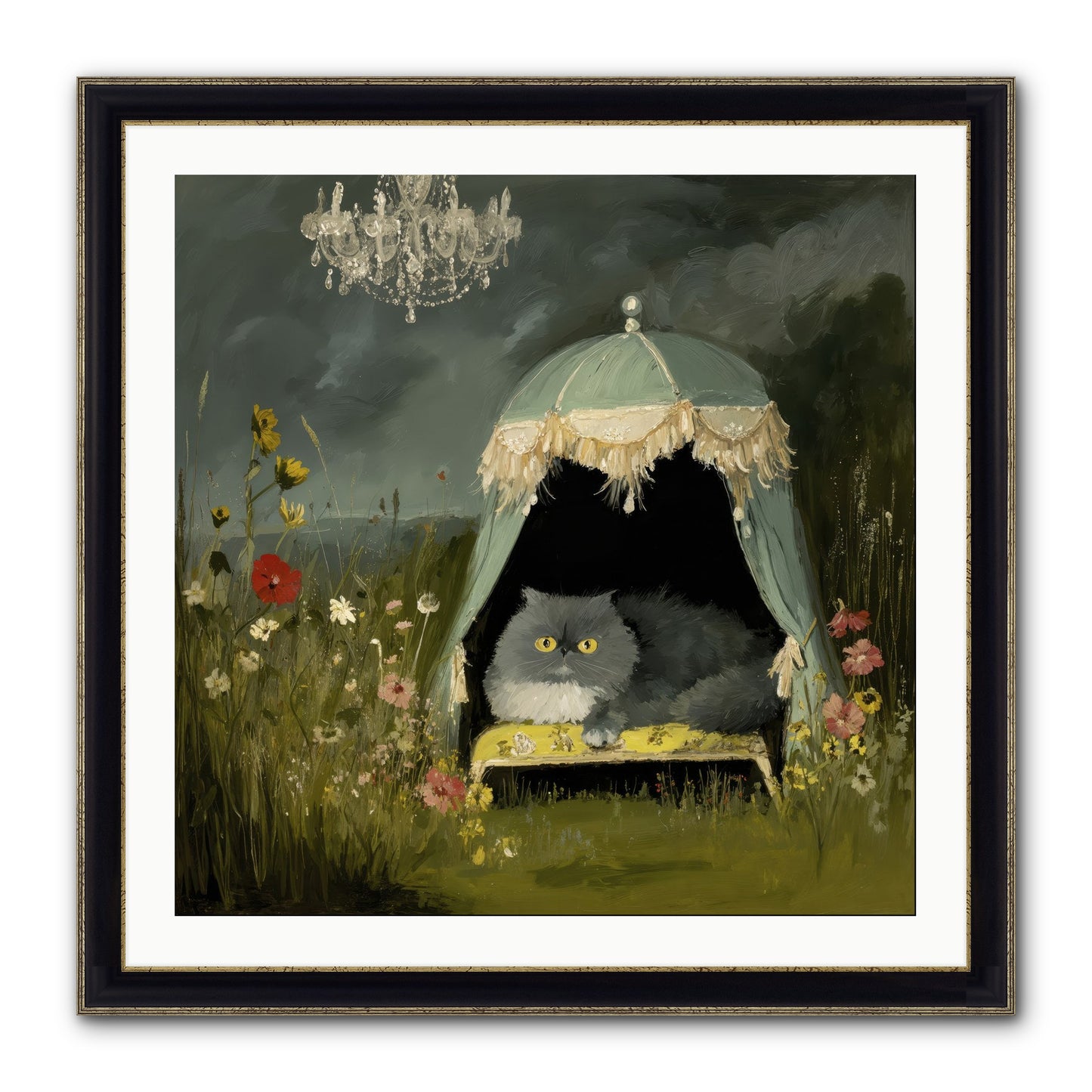 An Unscheduled Adventure Framed Print - Black & Gold 30x30