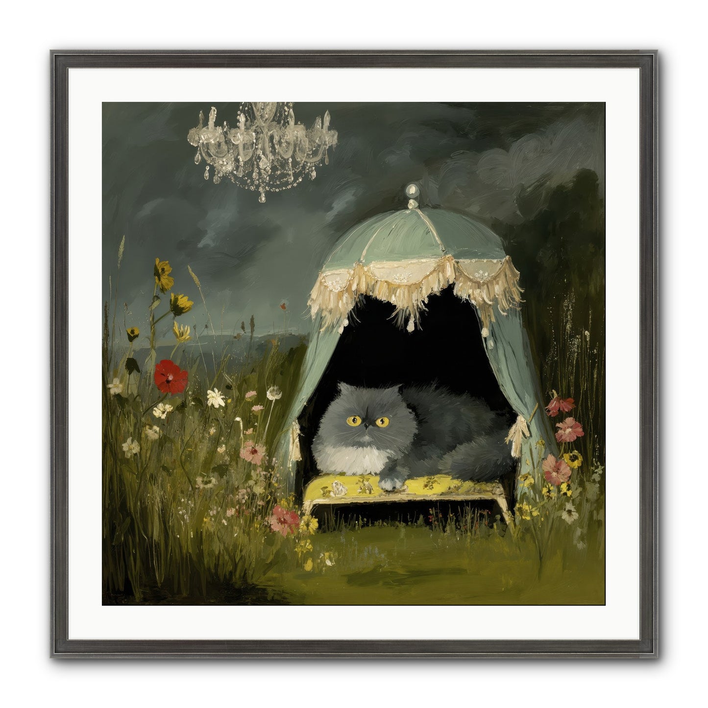 An Unscheduled Adventure Framed Print - Slimwoods Black/Silver 30x30