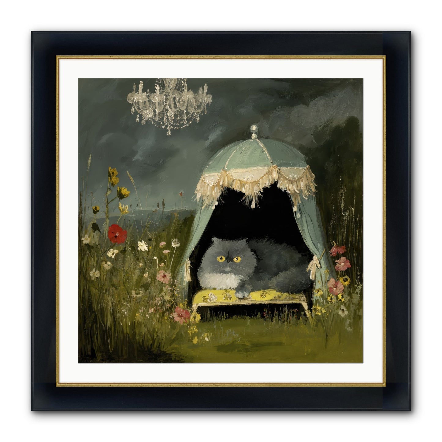 An Unscheduled Adventure Framed Print - Wide Black w/Gold 30x30
