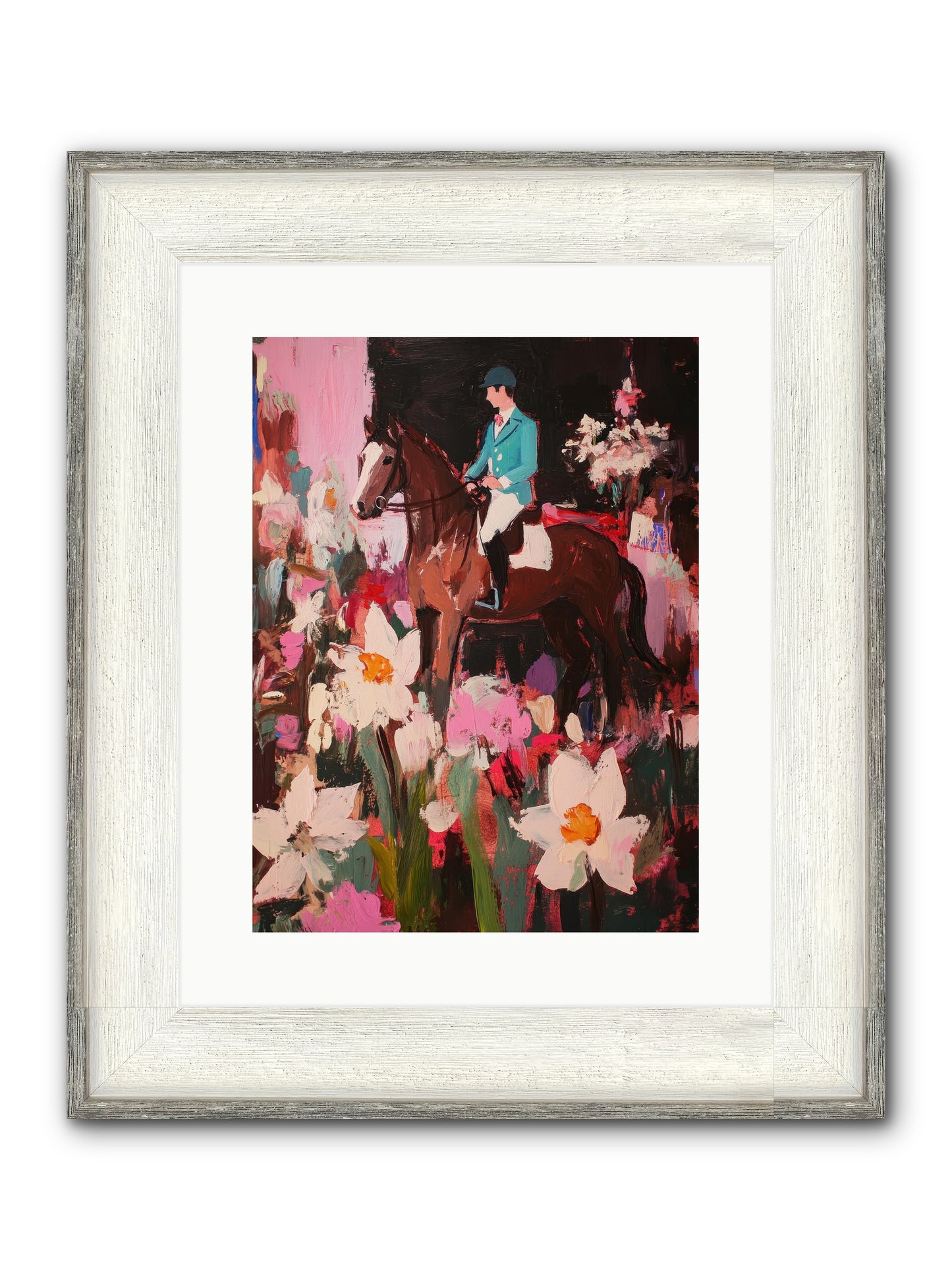 Ancestral Whisper Framed Print - Driftwood White 12x16