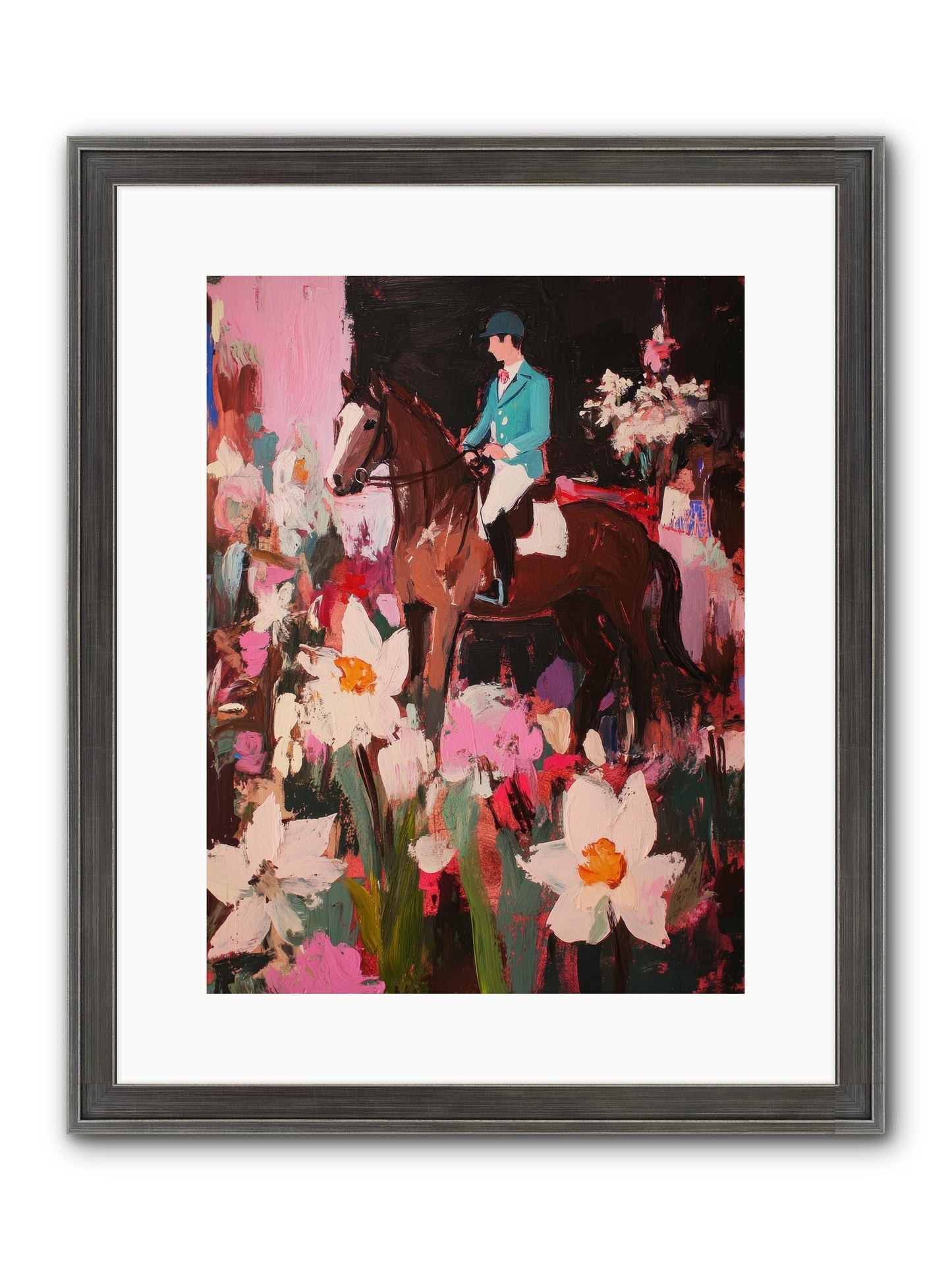 Ancestral Whisper Framed Print - Slimwoods Black/Silver 12x16
