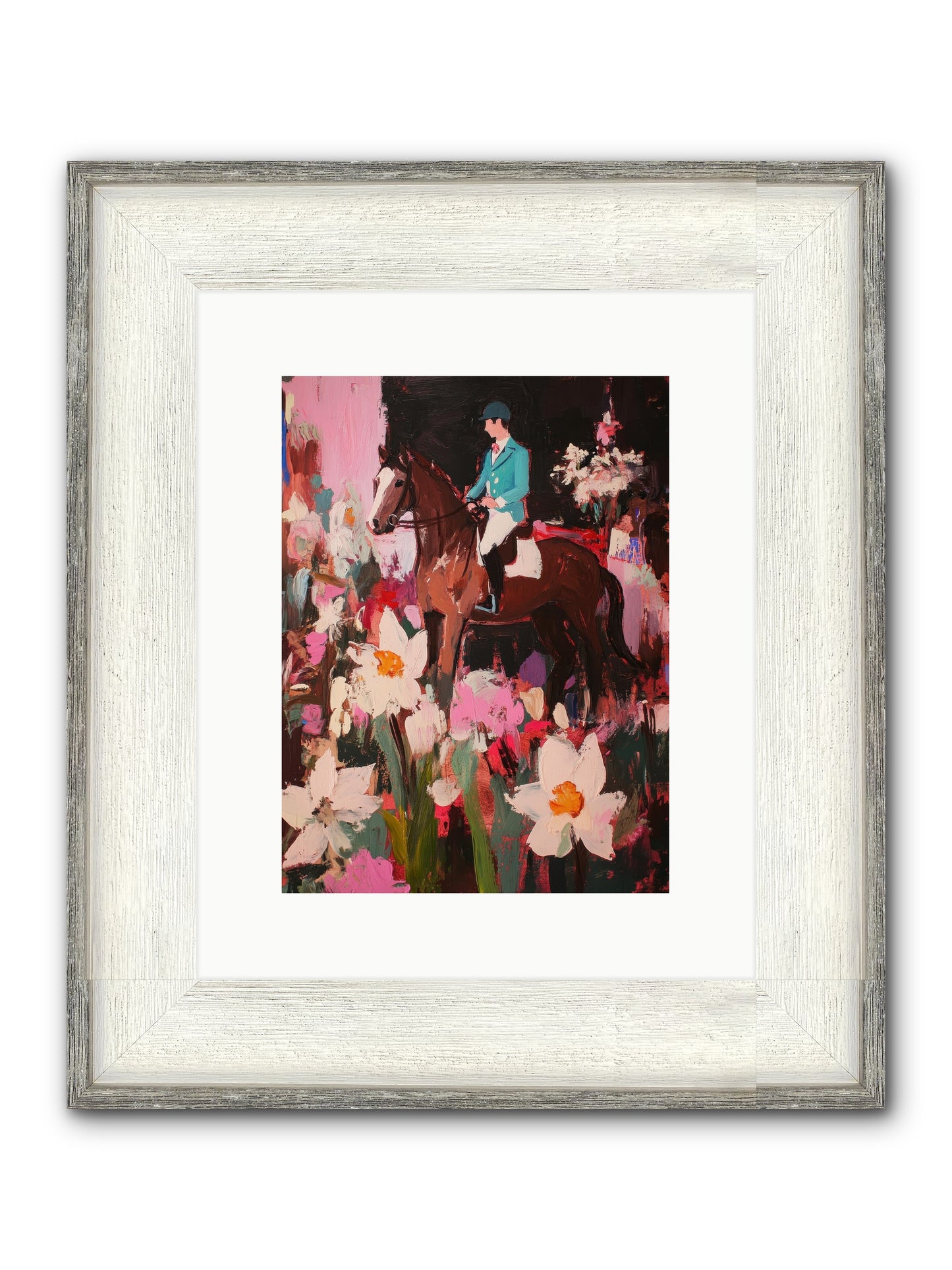 Ancestral Whisper Framed Print - Driftwood White 9x12