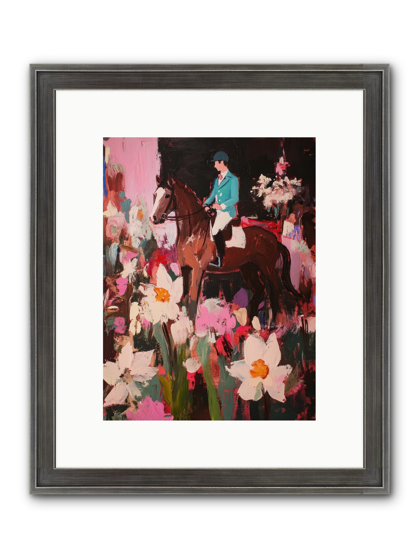 Ancestral Whisper Framed Print - Slimwoods Black/Silver 9x12