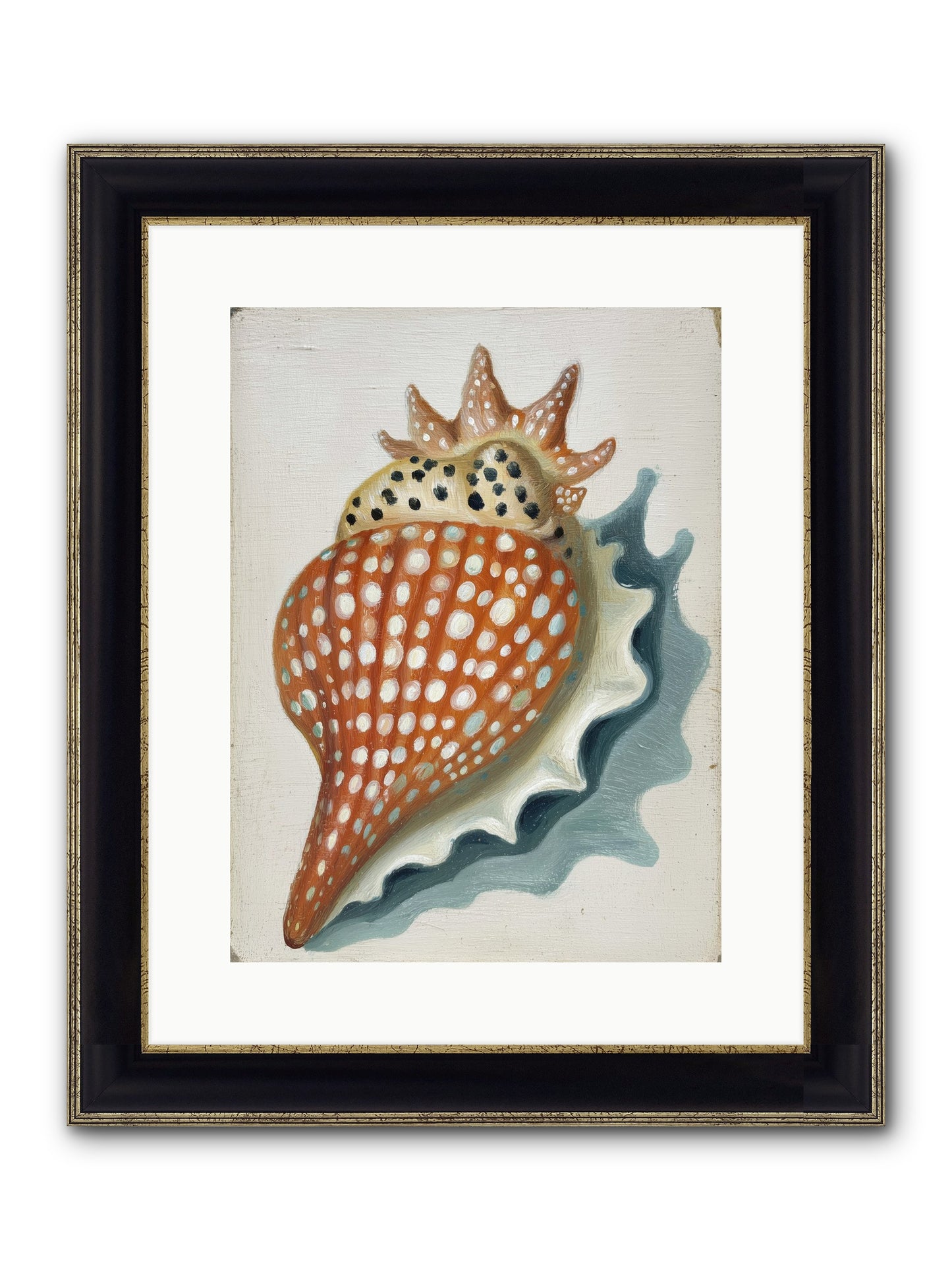 Ancient Diary Framed Print - Black & Gold 12x16