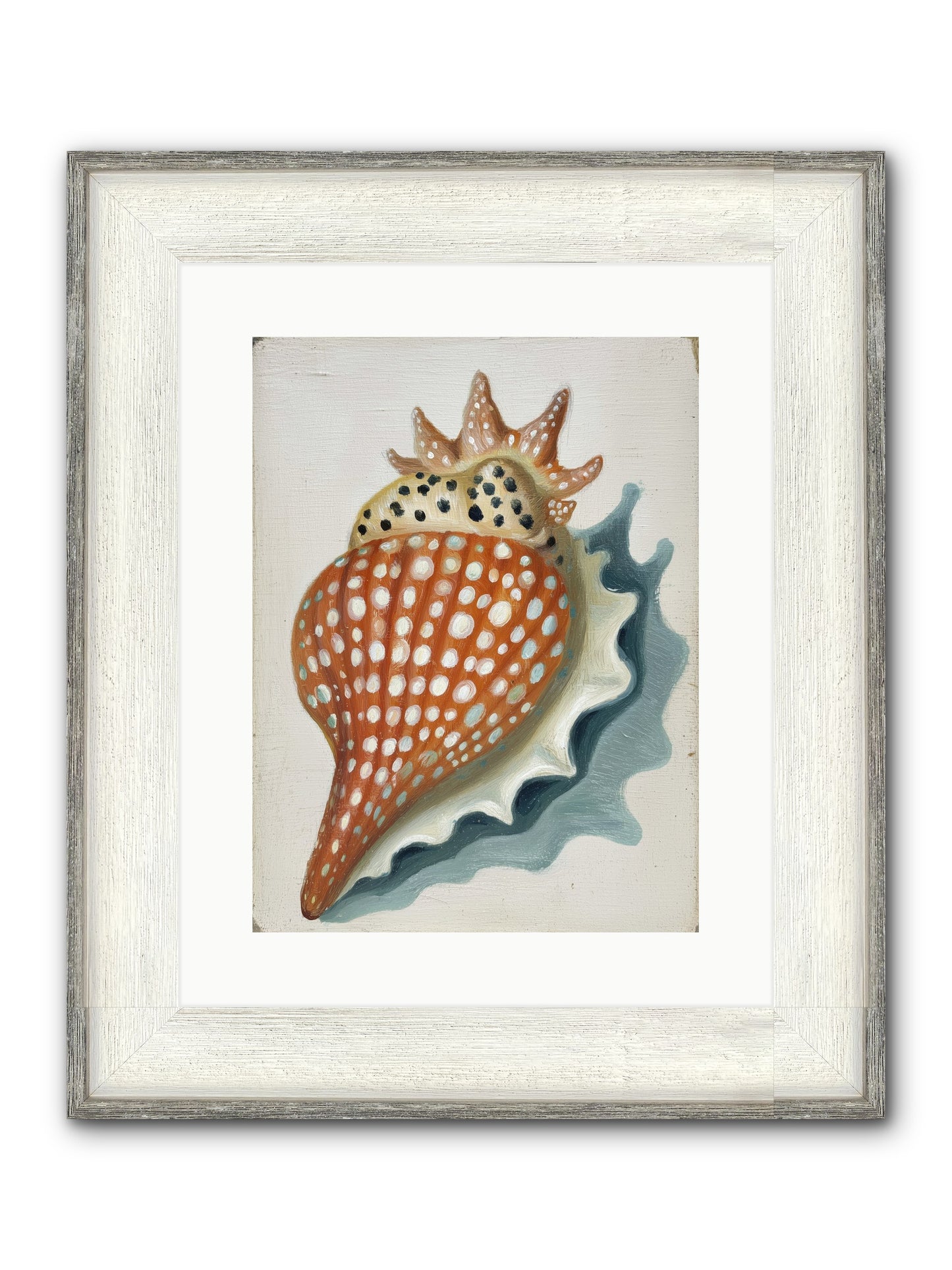 Ancient Diary Framed Print - Driftwood White 12x16
