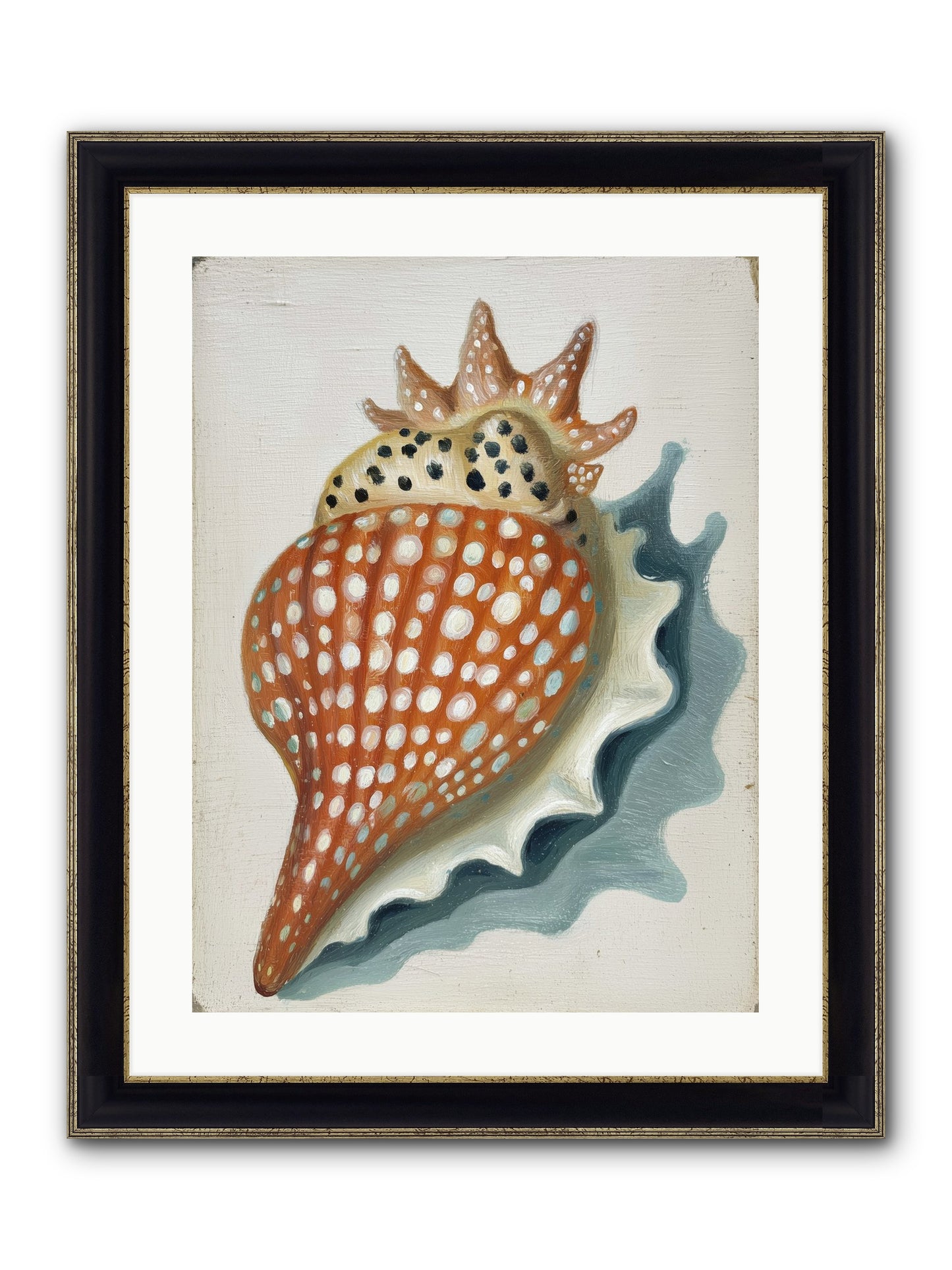 Ancient Diary Framed Print - Black & Gold 18x24