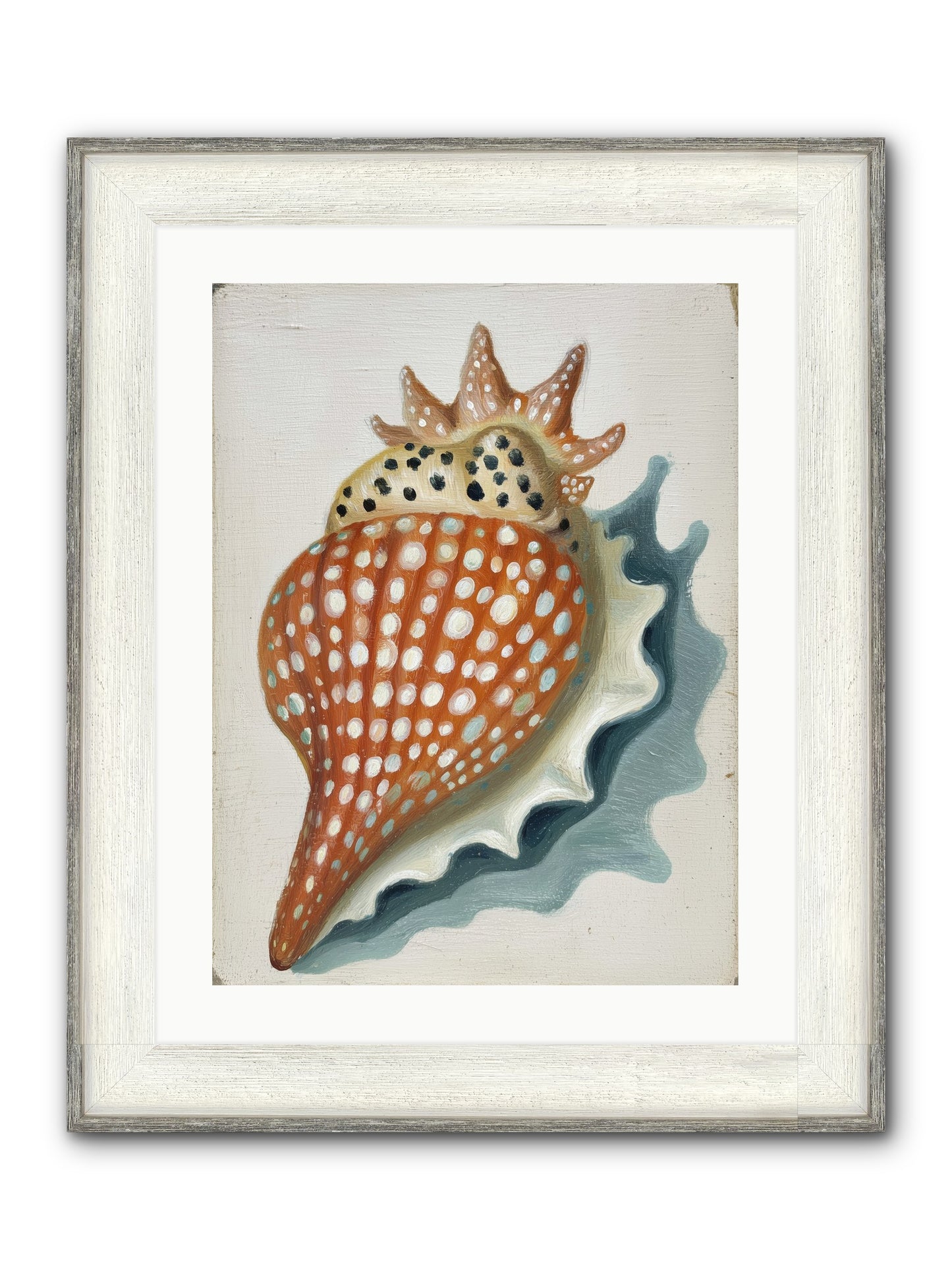 Ancient Diary Framed Print - Driftwood White 18x24