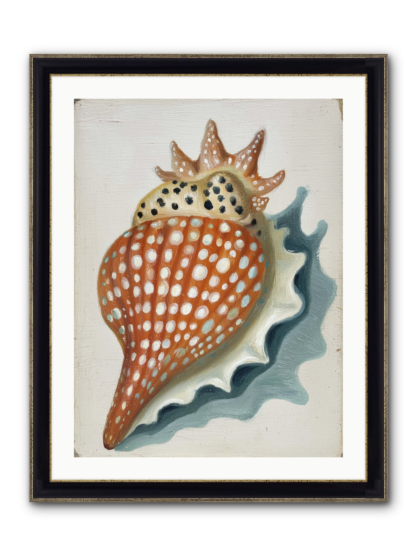 Ancient Diary Framed Print - Black & Gold 24x32