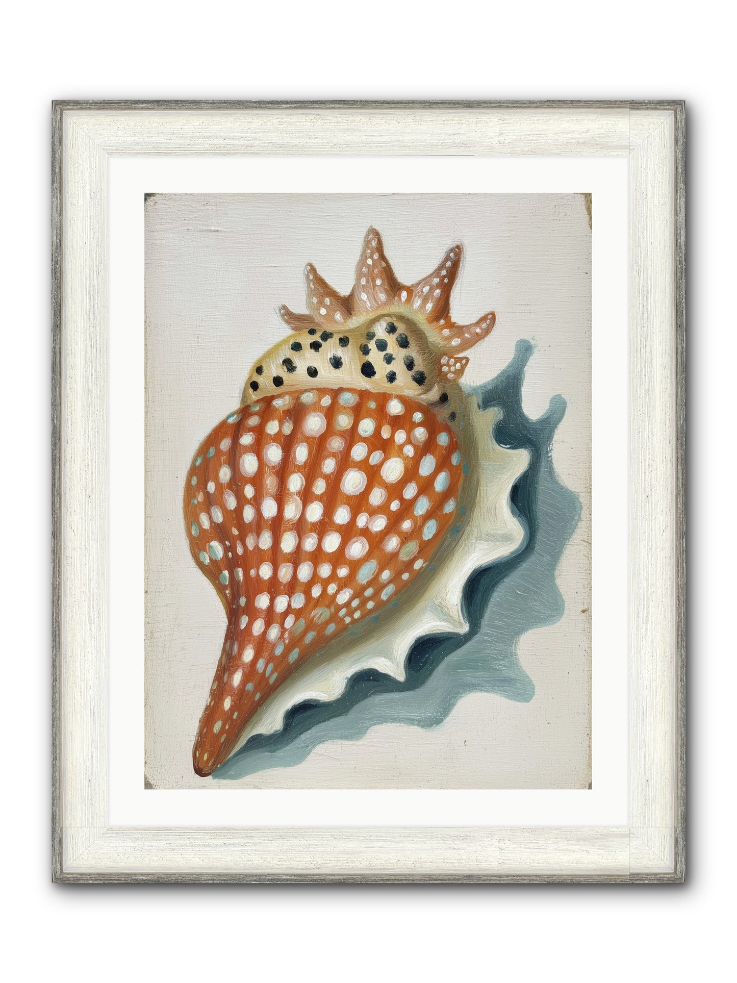 Ancient Diary Framed Print - Driftwood White 24x32