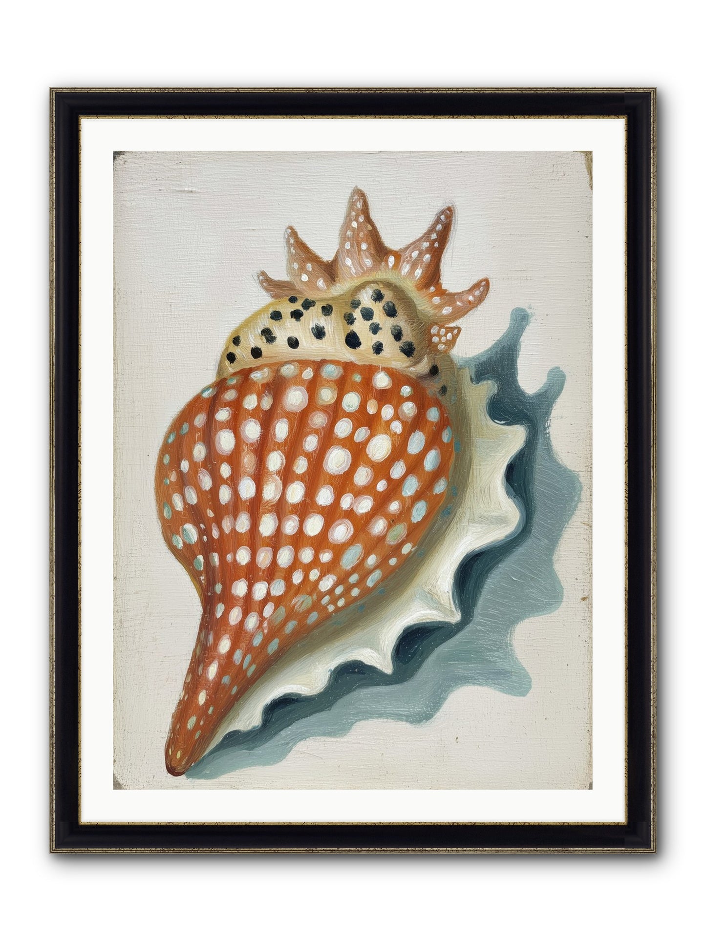 Ancient Diary Framed Print - Black & Gold 30x40