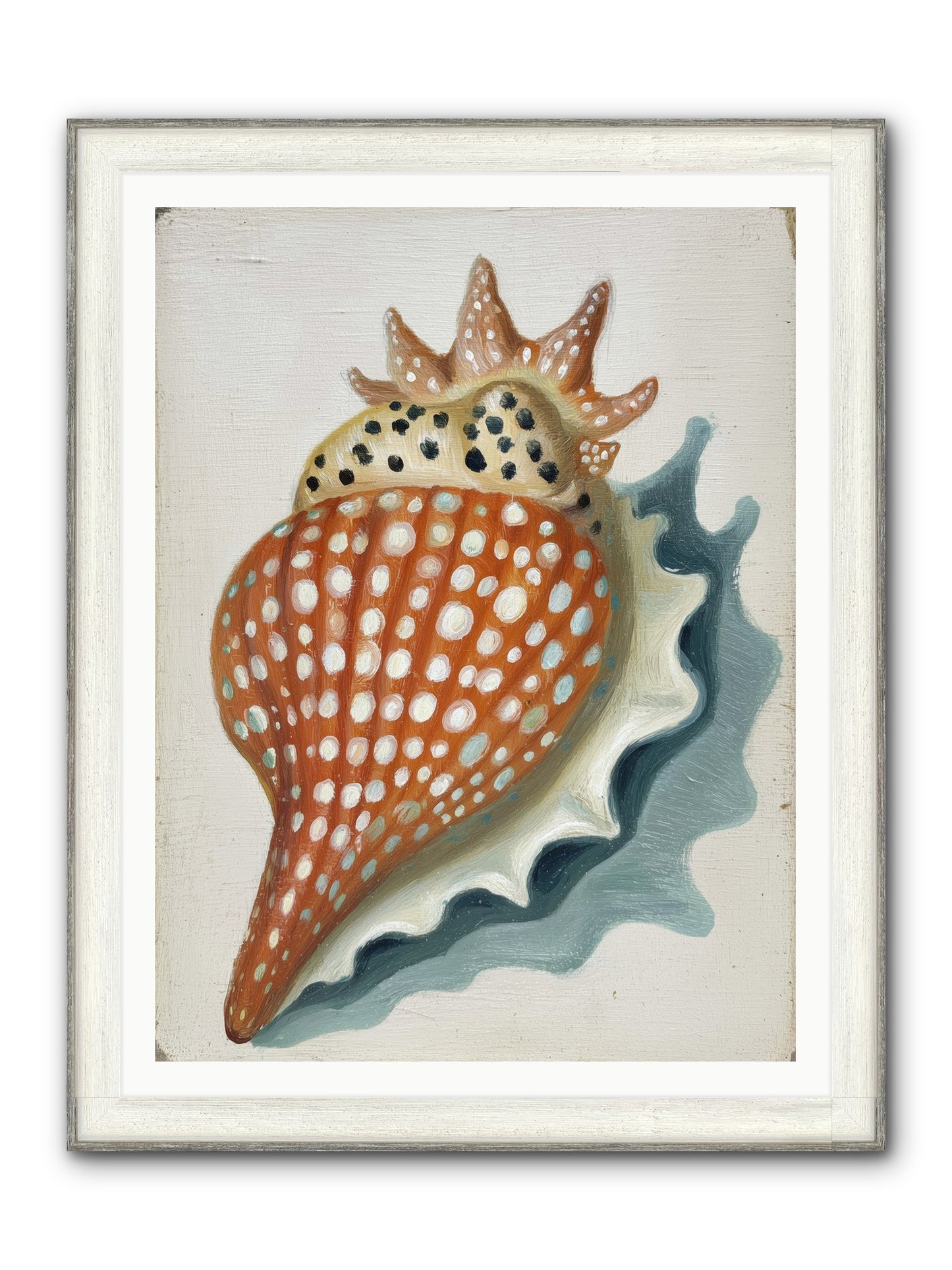 Ancient Diary Framed Print - Driftwood White 36x48