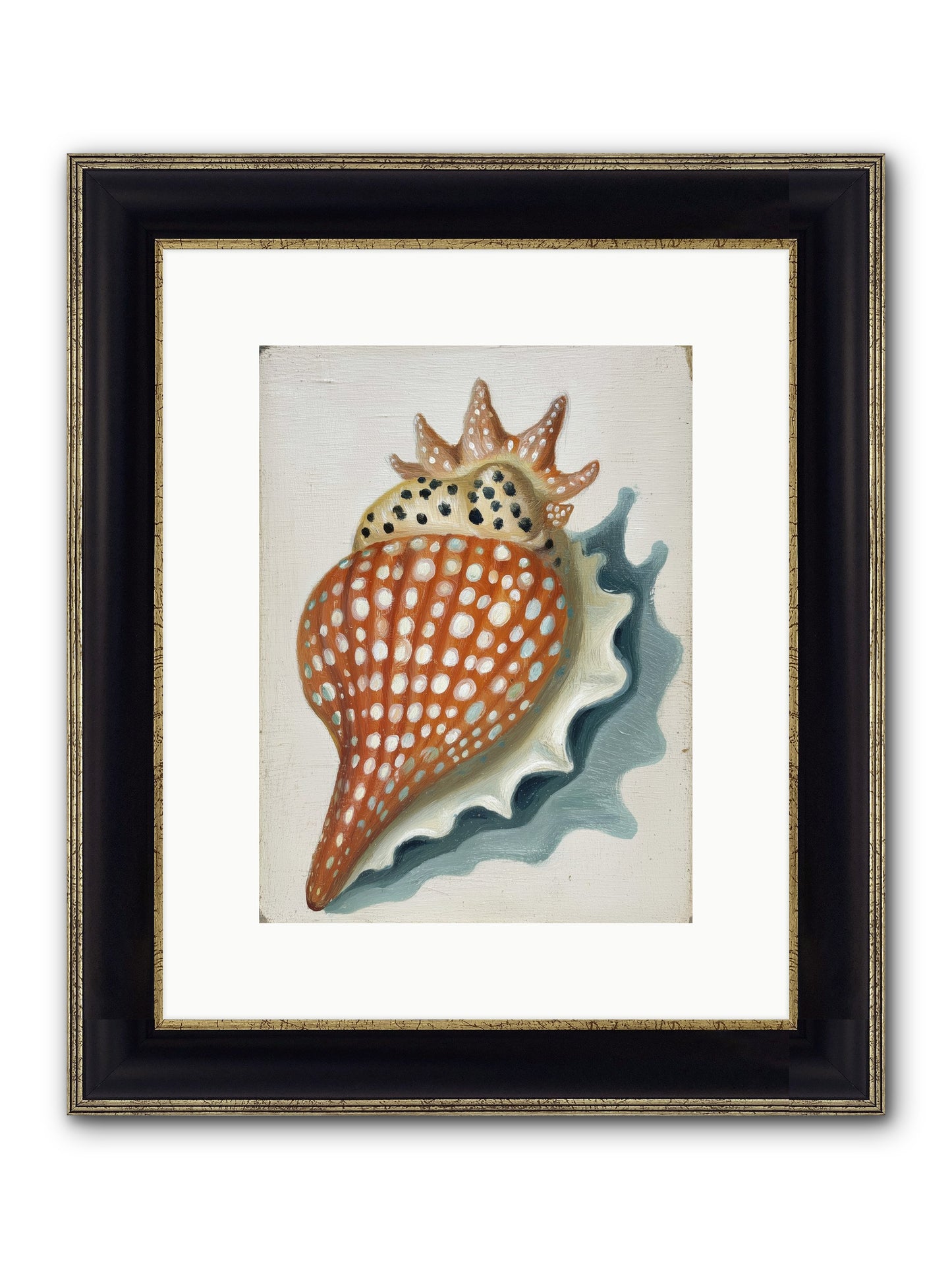 Ancient Diary Framed Print - Black & Gold 9x12