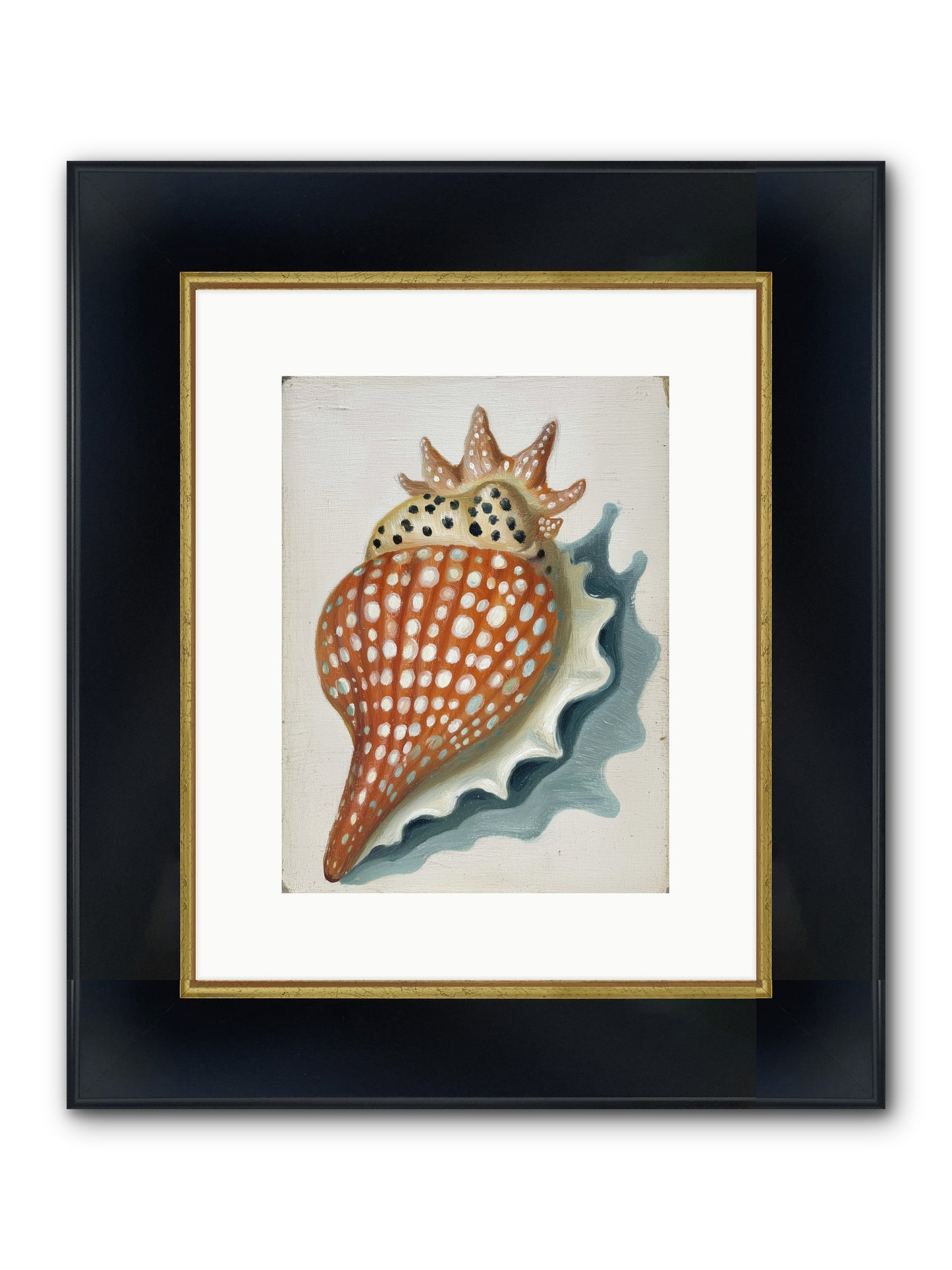 Ancient Diary Framed Print - Wide Black w/Gold 9x12