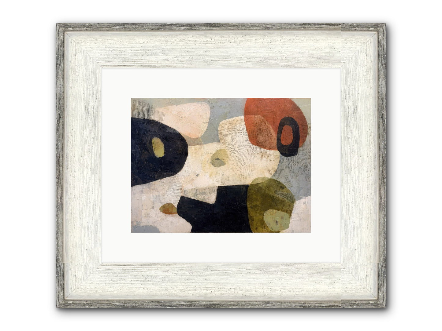 Ancient Future Framed Print - Driftwood White 12x9