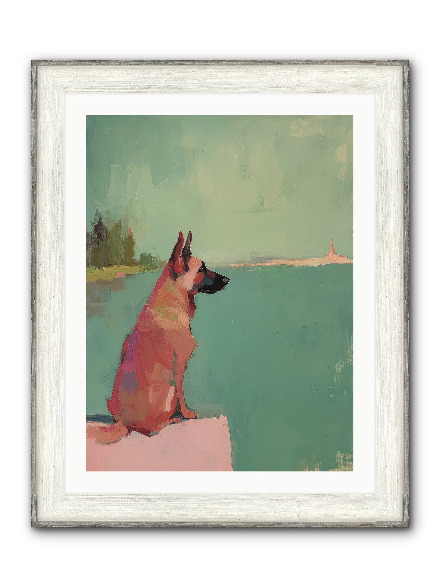 Ancient Mariner Framed Print - Driftwood White 24x32