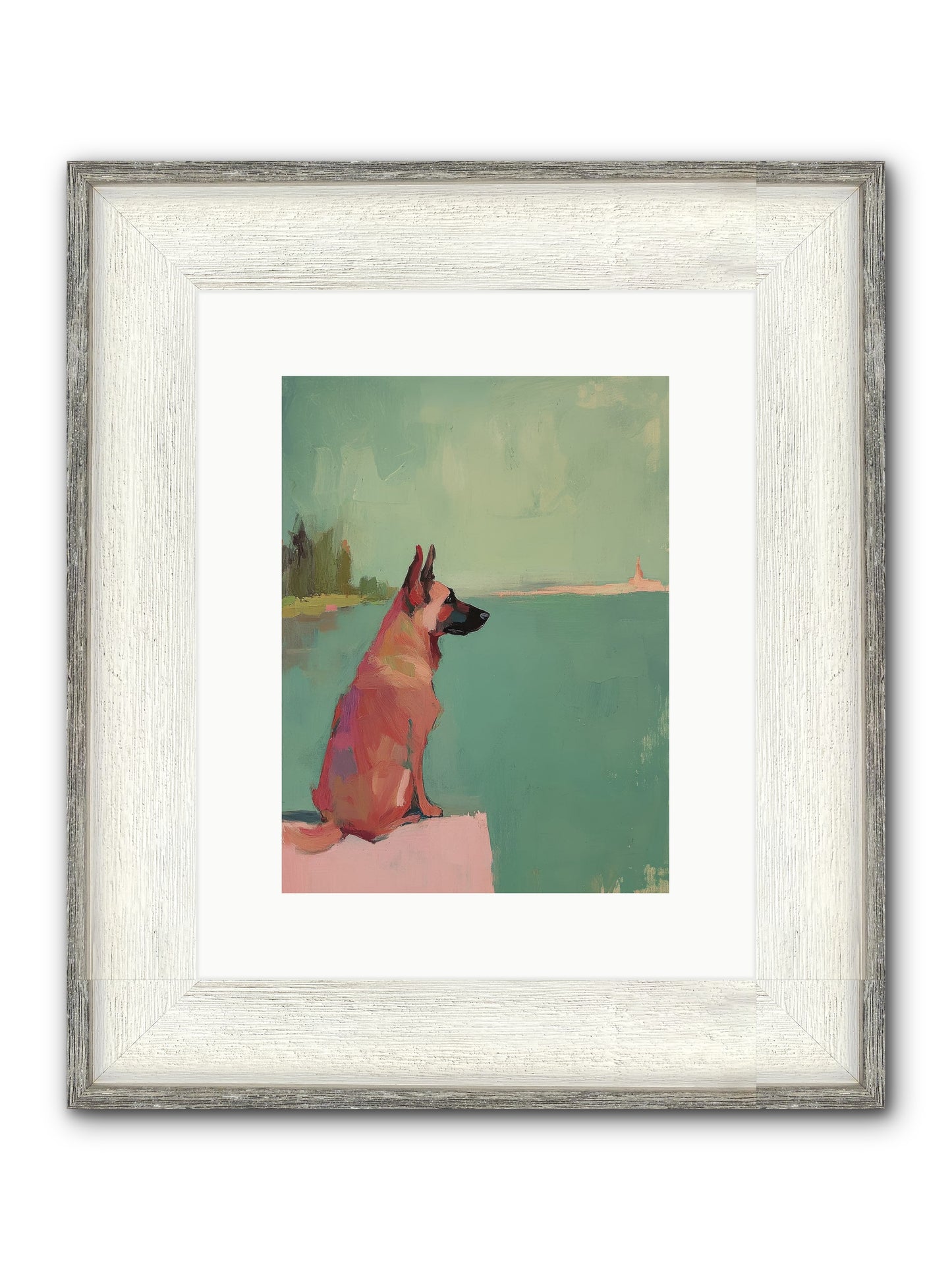 Ancient Mariner Framed Print - Driftwood White 9x12
