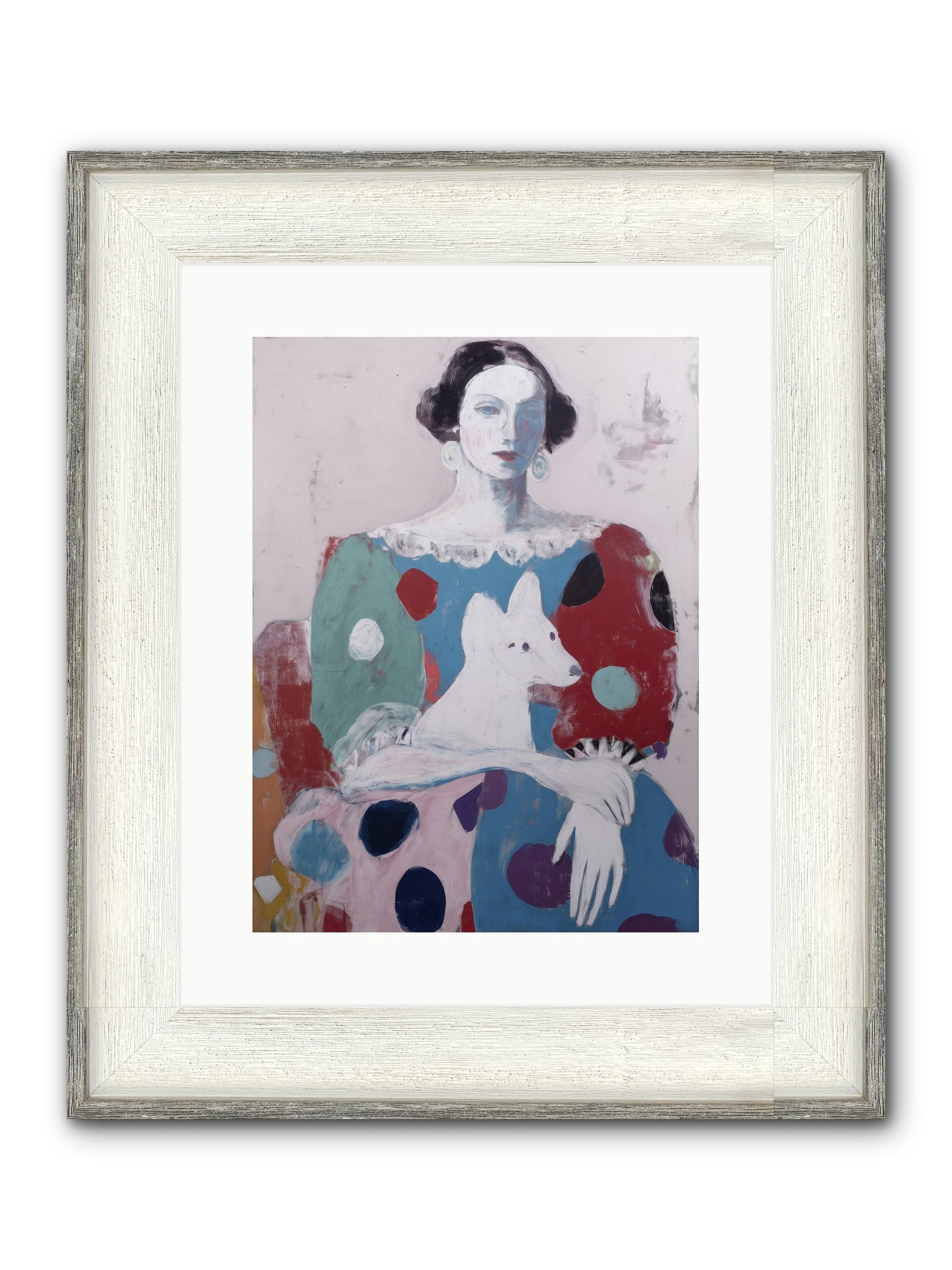 Andante Framed Print - Driftwood White 12x16