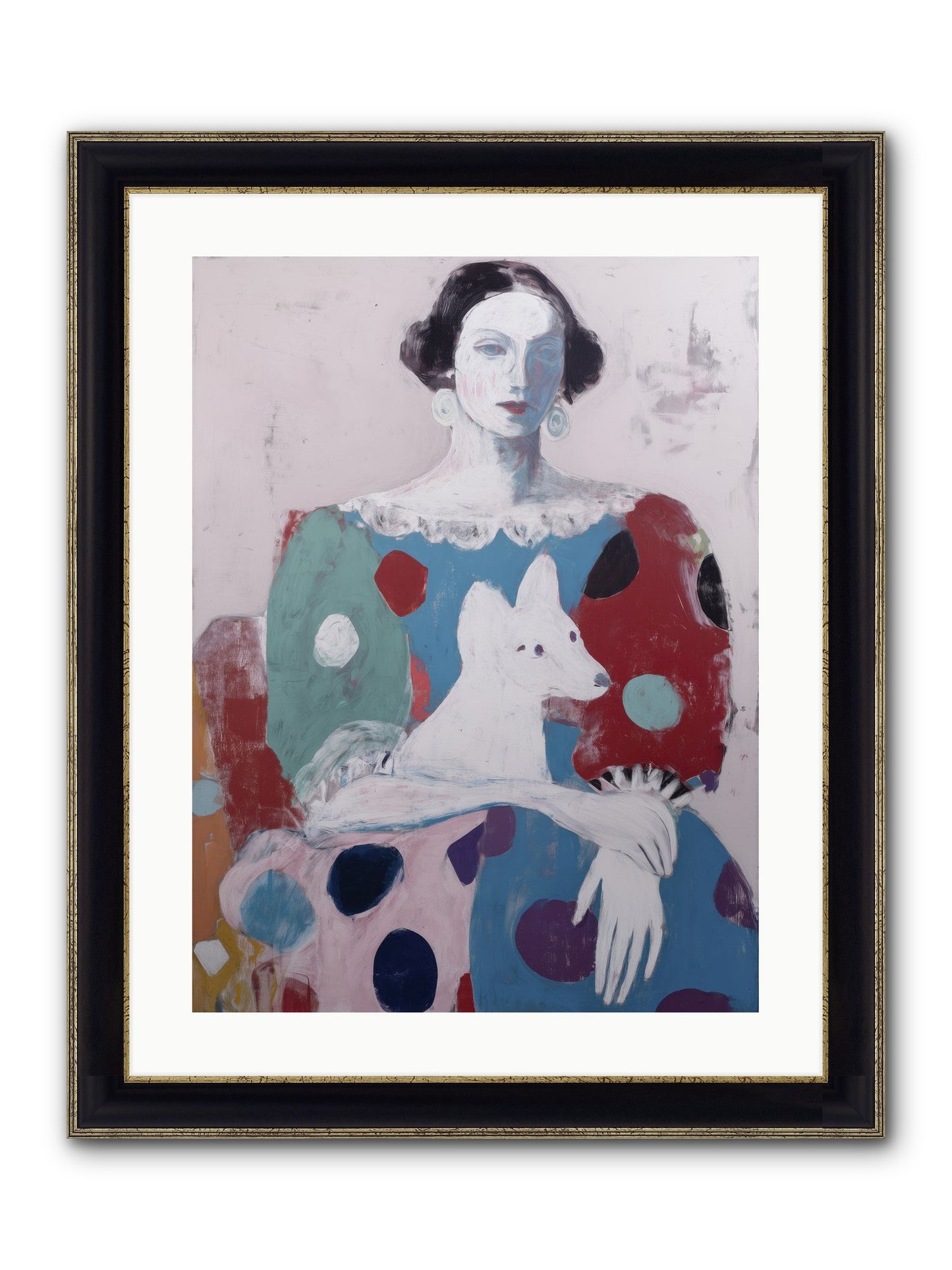 Andante Framed Print - Black & Gold 18x24