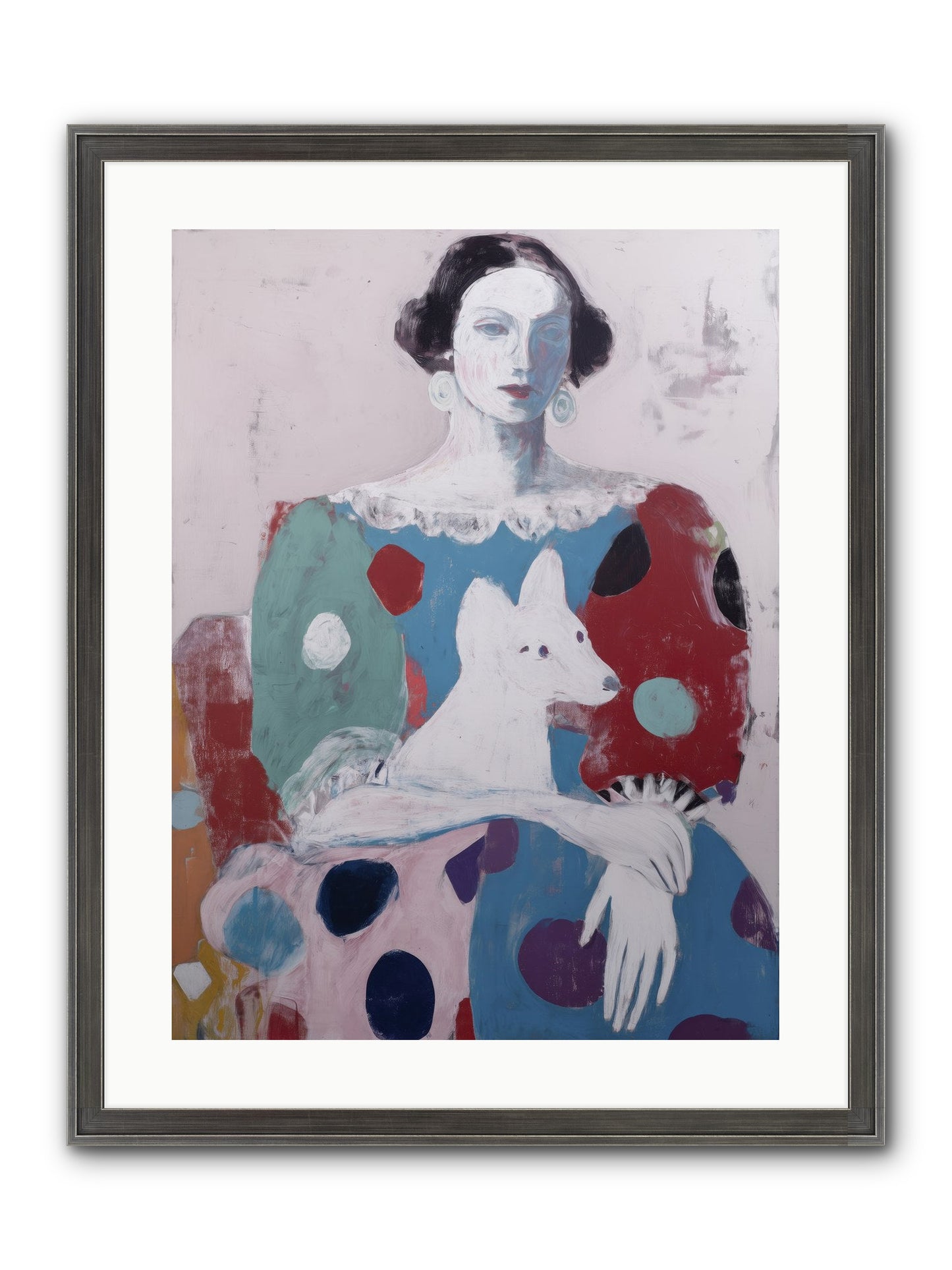 Andante Framed Print - Slimwoods Black/Silver 18x24