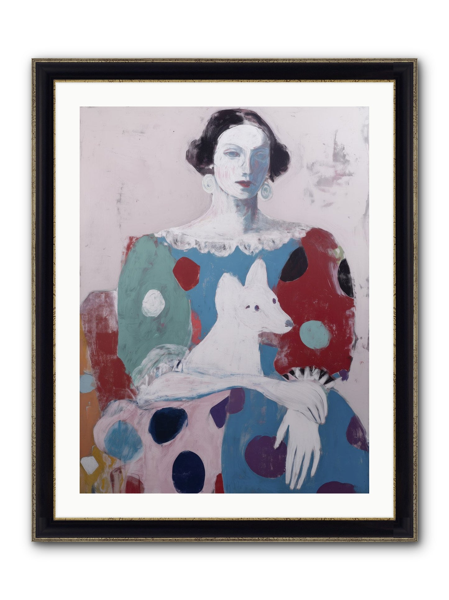 Andante Framed Print - Black & Gold 24x32