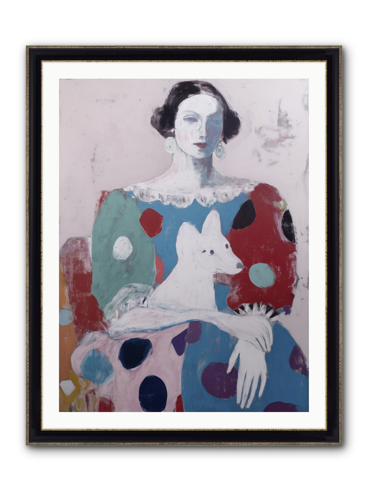 Andante Framed Print - Black & Gold 30x40