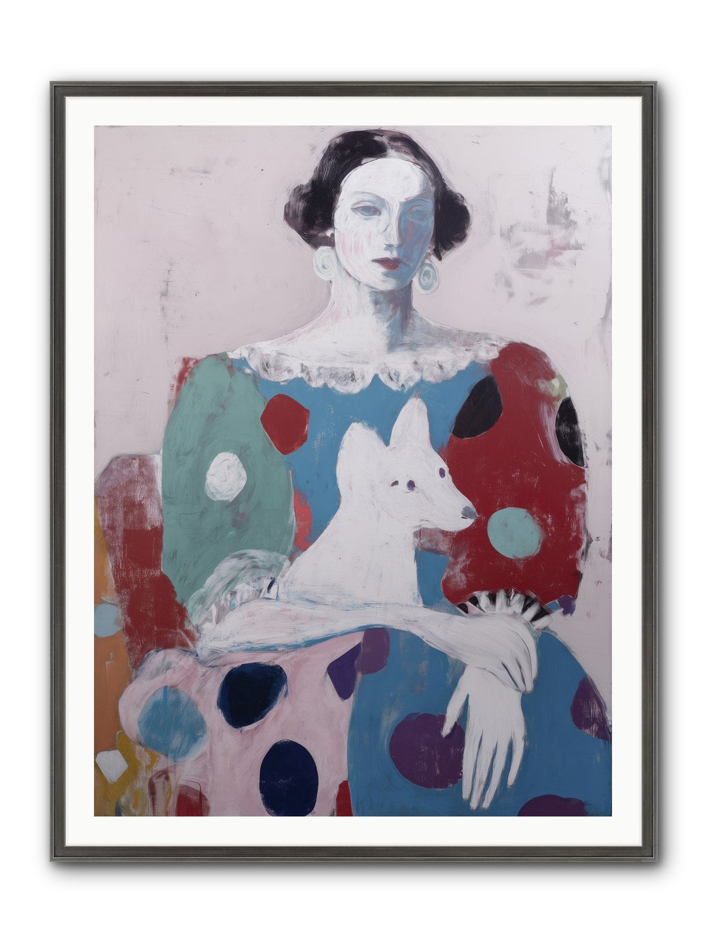 Andante Framed Print - Slimwoods Black/Silver 36x48