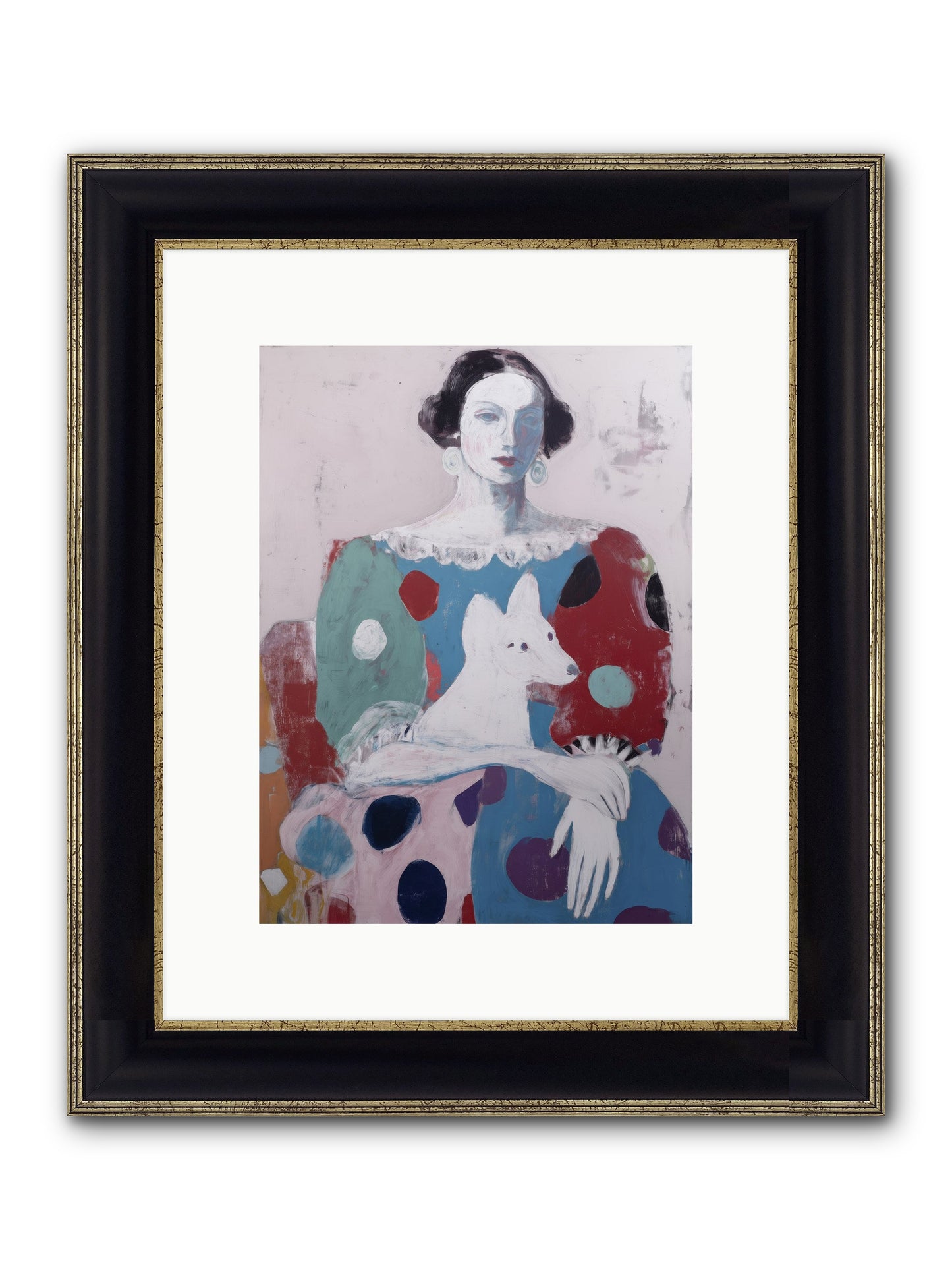 Andante Framed Print - Black & Gold 9x12