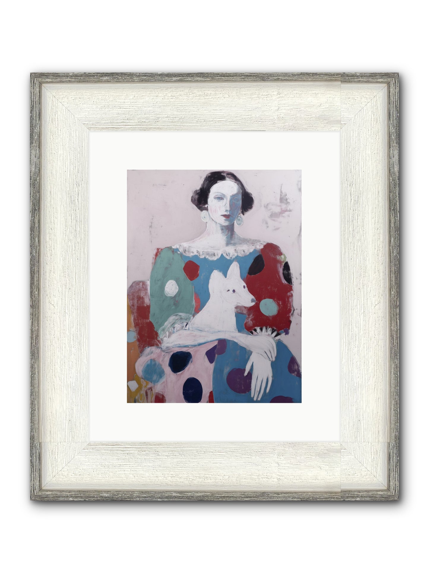 Andante Framed Print - Driftwood White 9x12