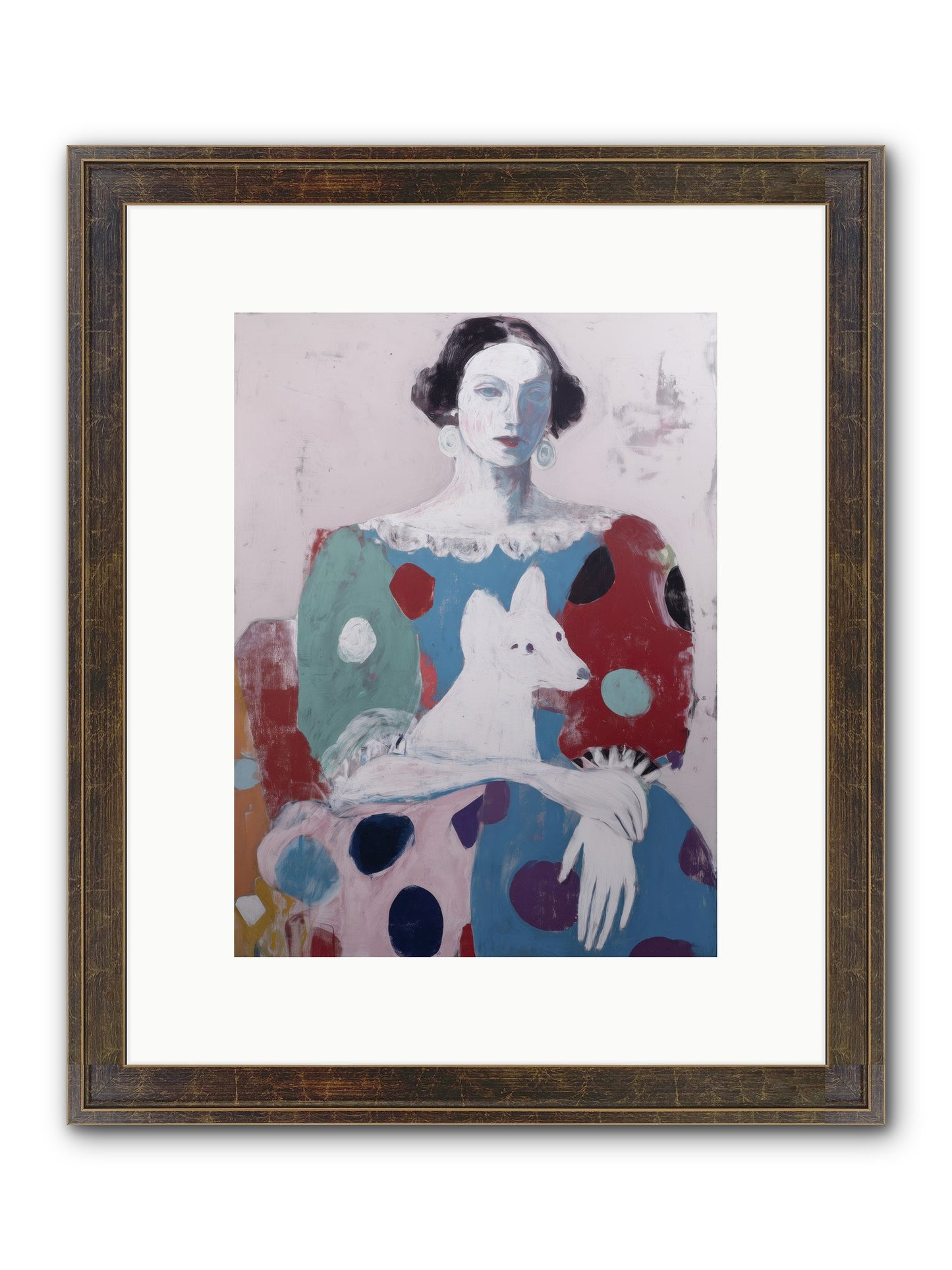Andante Framed Print - Slimwoods Black/Gold 9x12